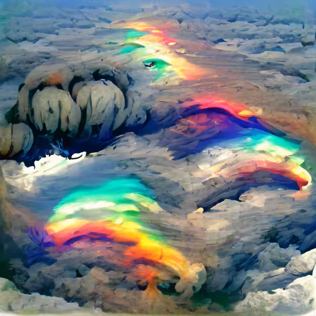 Rainbow in the Clouds