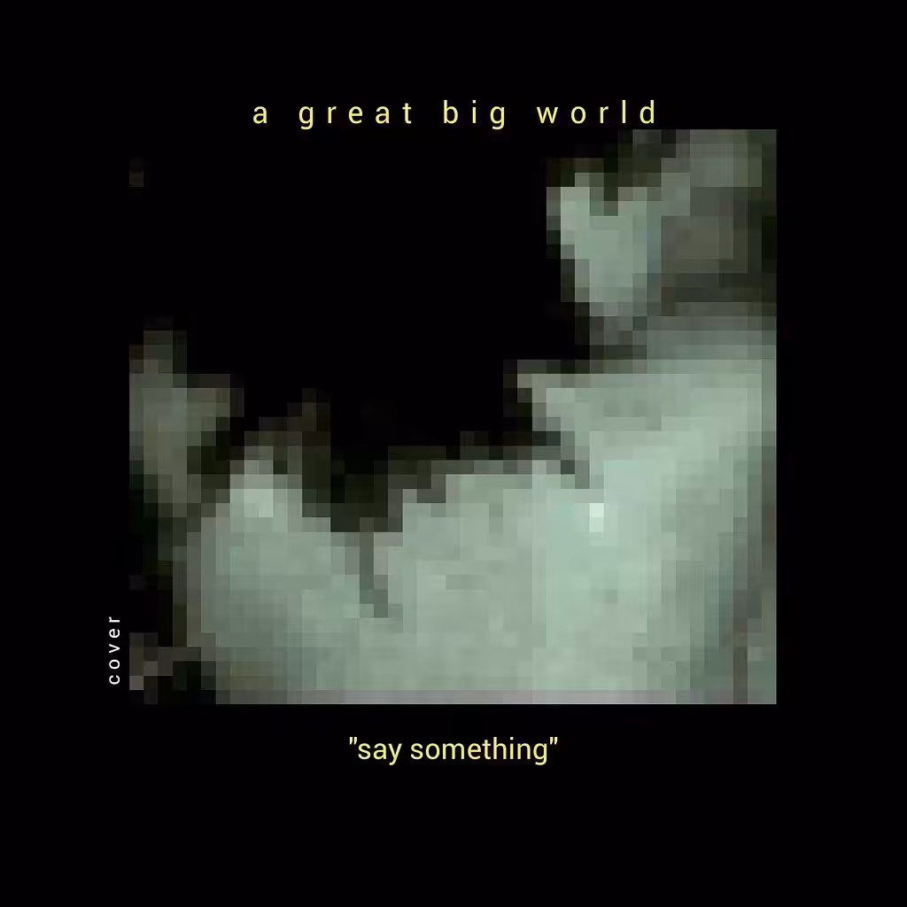 Say something (acoustic cover)