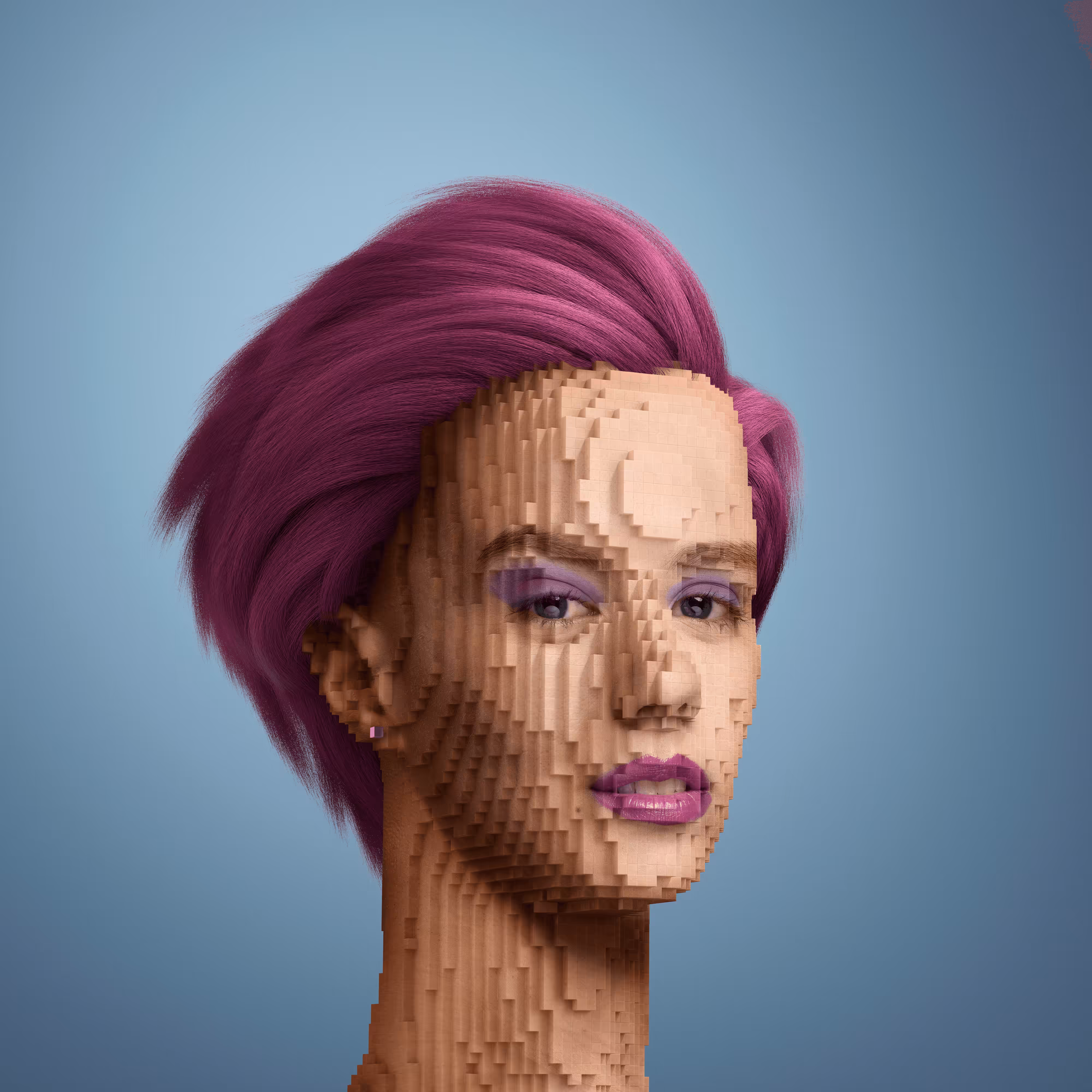 Block Head Punk 009