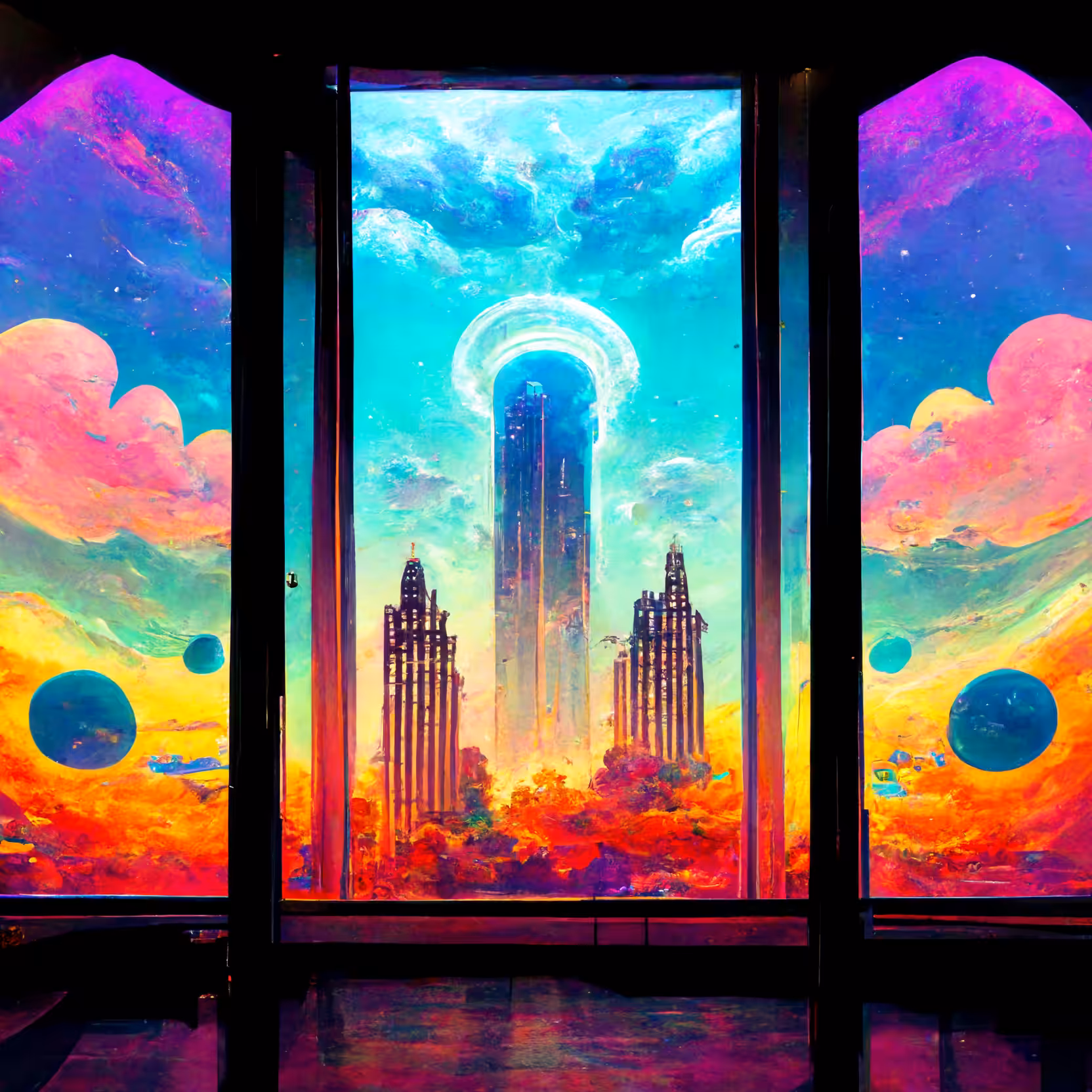 I see the future from that window