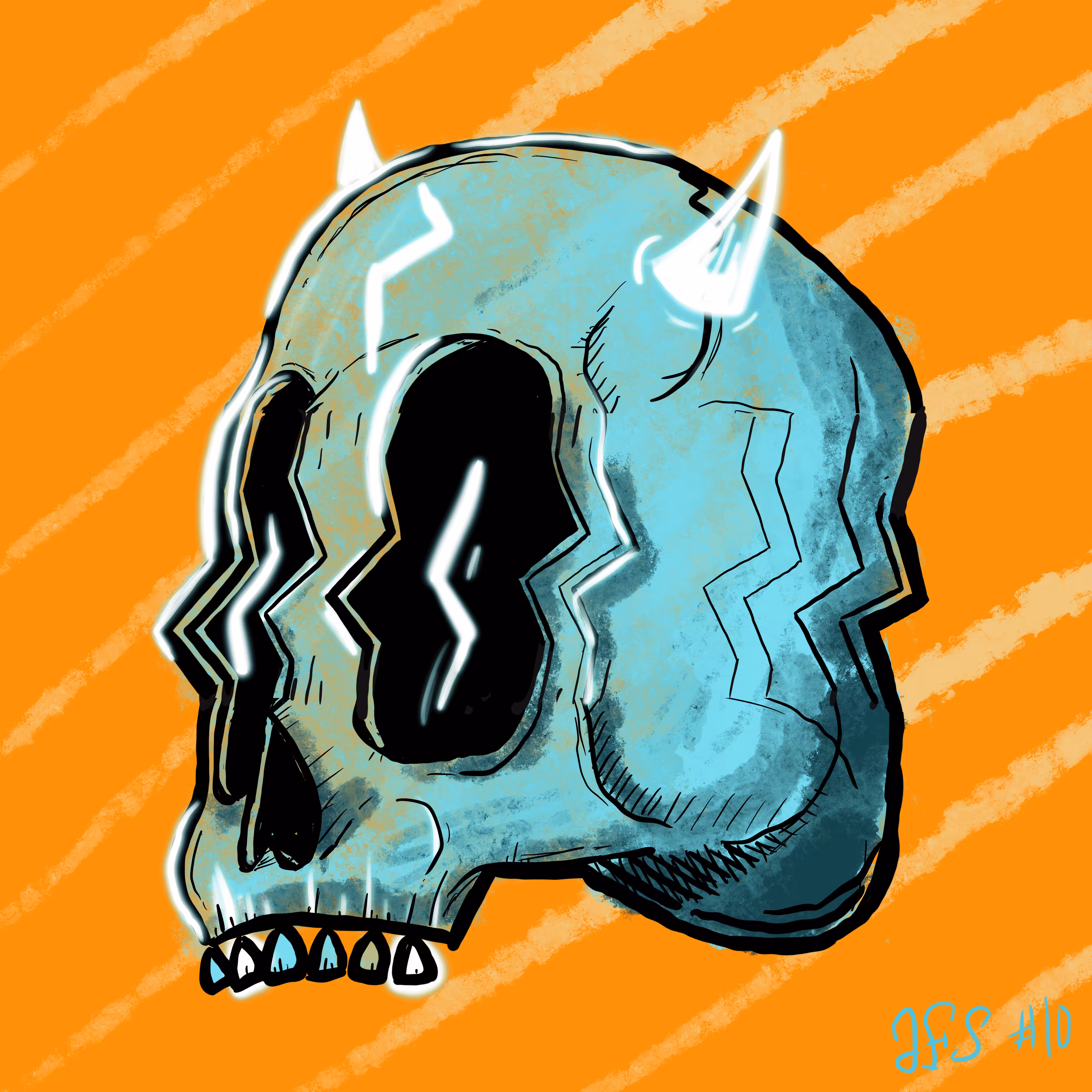 Almost Fancy Skull #10