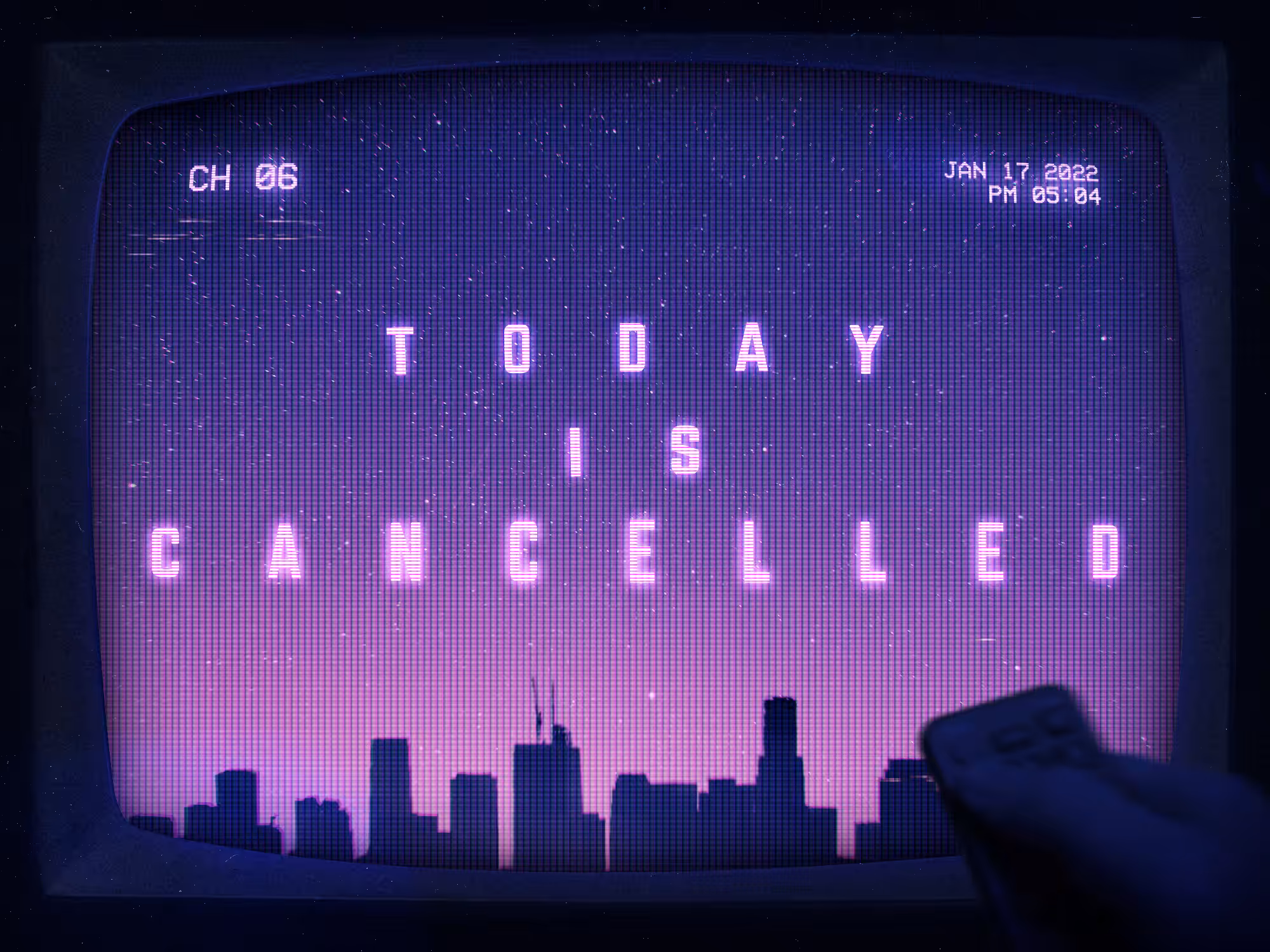 Today is over.