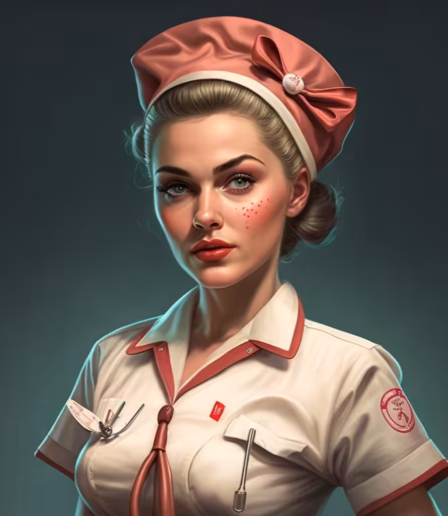 Pin-up Nurse