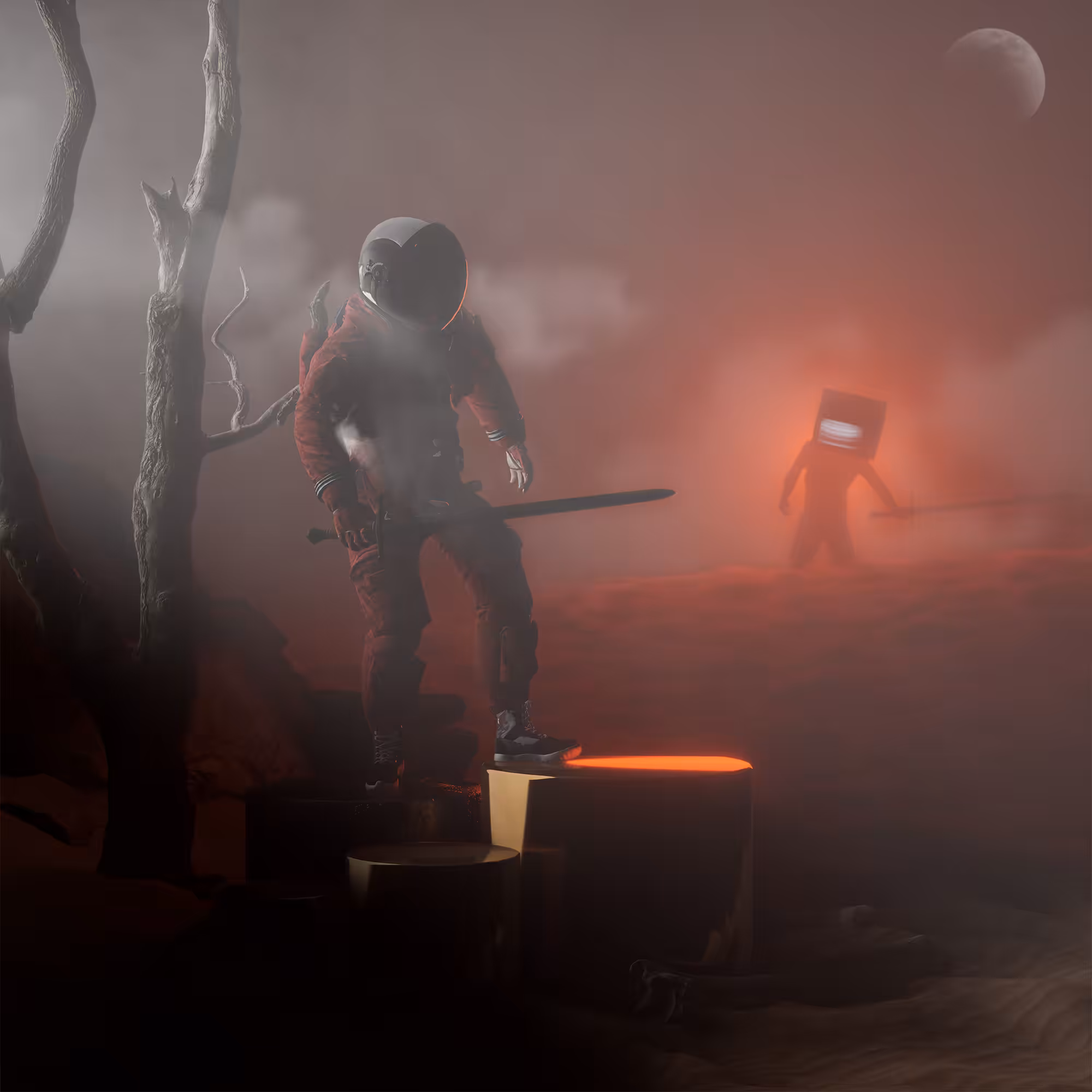 swordfight at moon