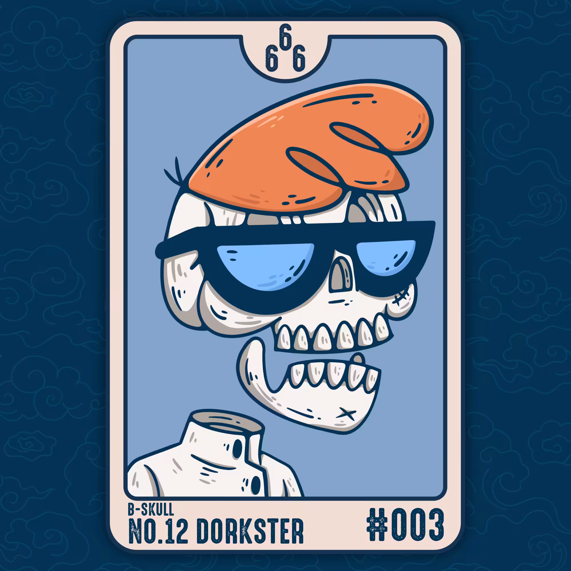 003 BSkull Card - NO.12 DORKSTER