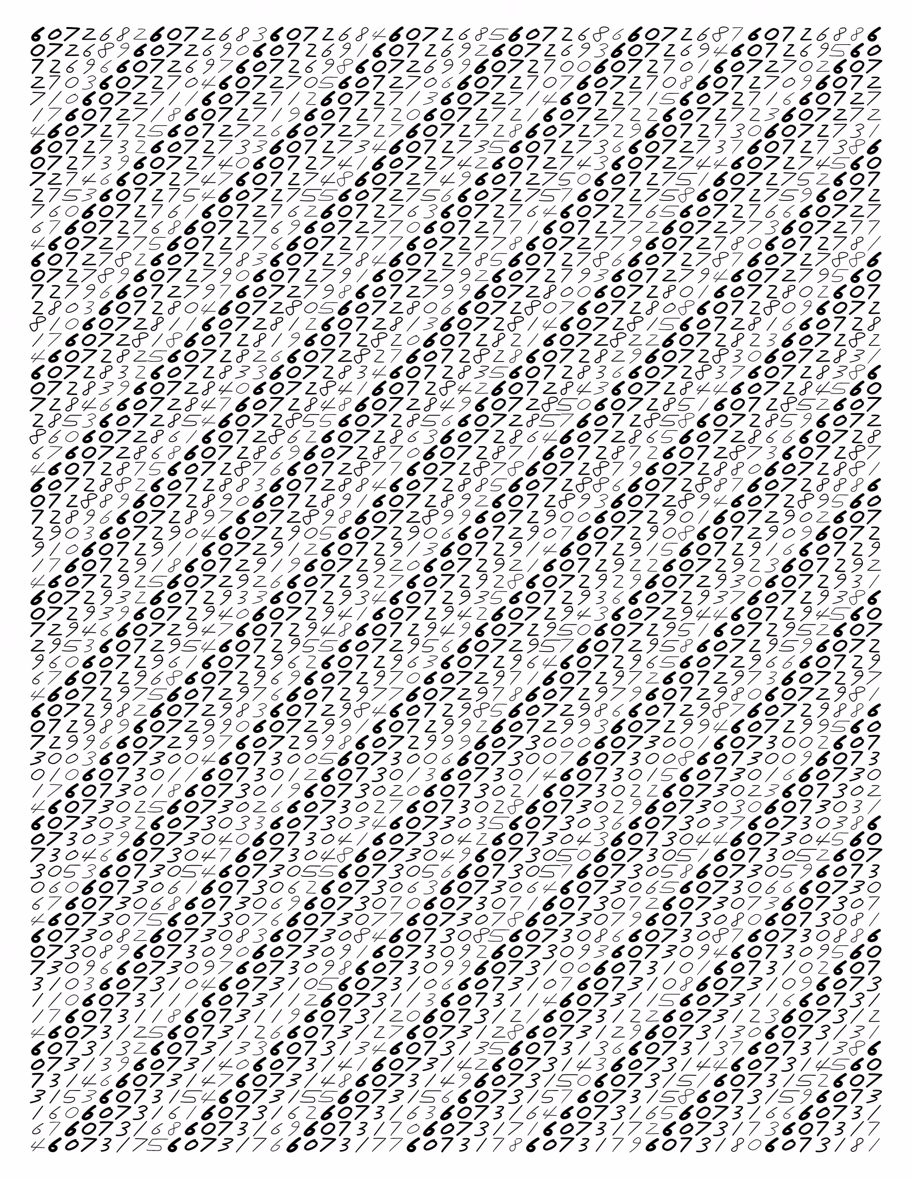 Endless (5,607,250 to Infinity) #1549