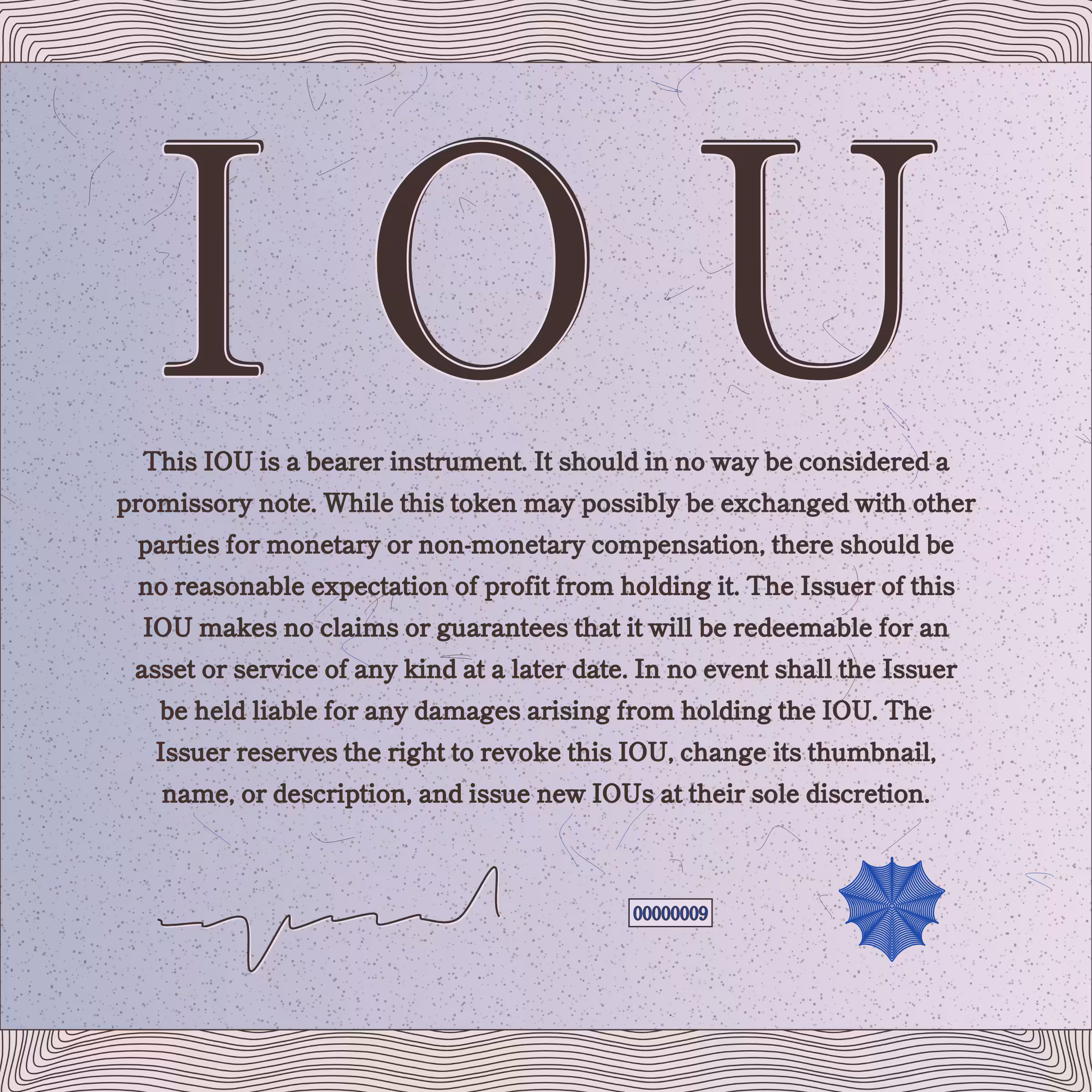 IOU #9