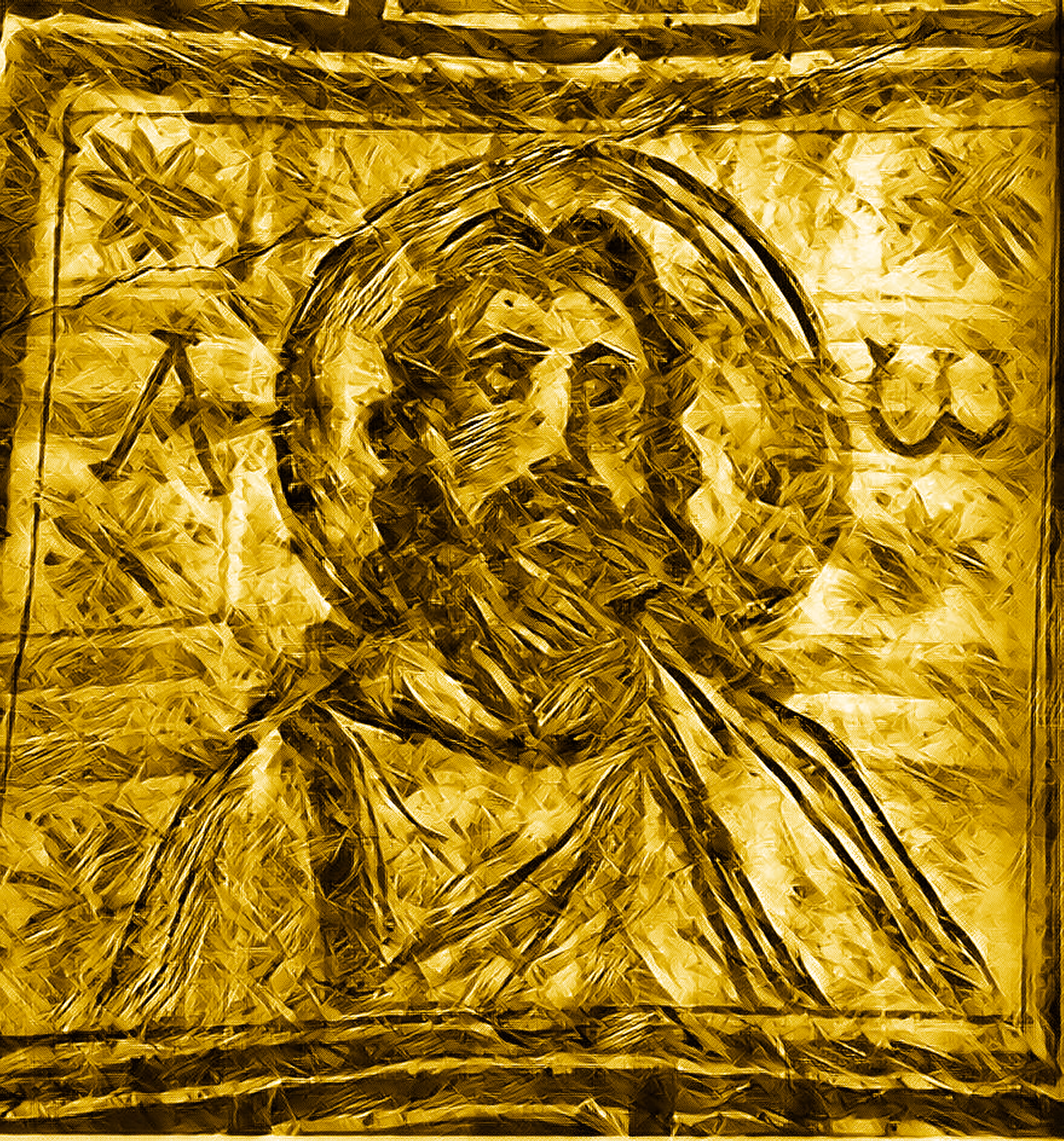 Crypto Gods Gold Series 1000 God IESU aka JESUS 1/1000
