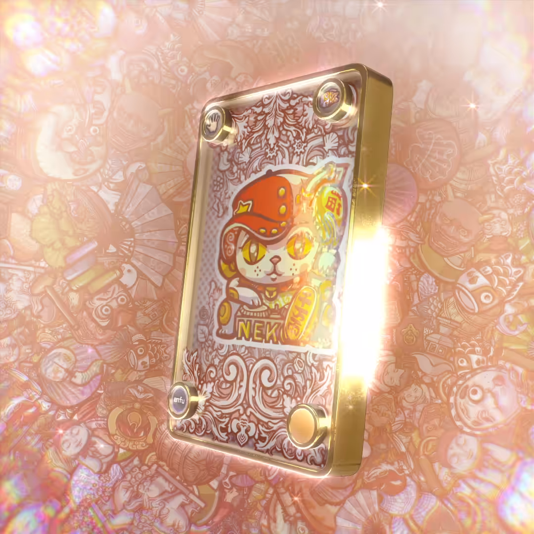 Enfu Curio #002 Bullion: Lucky Cat