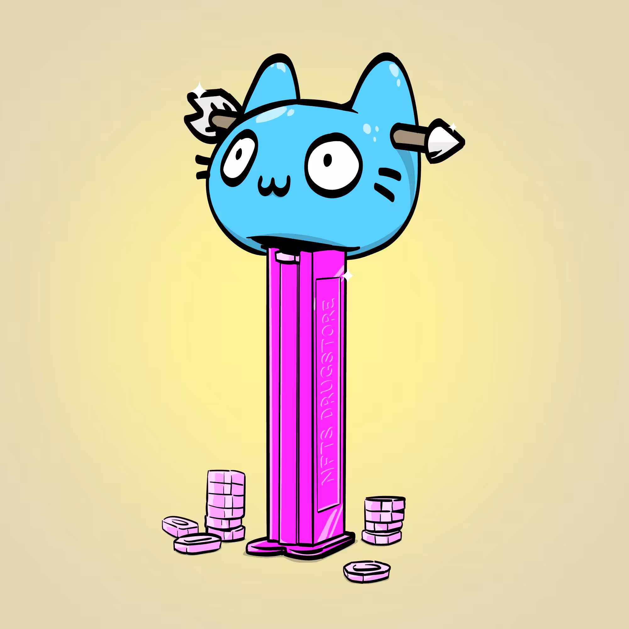 CoolCat Candies Dispenser #019