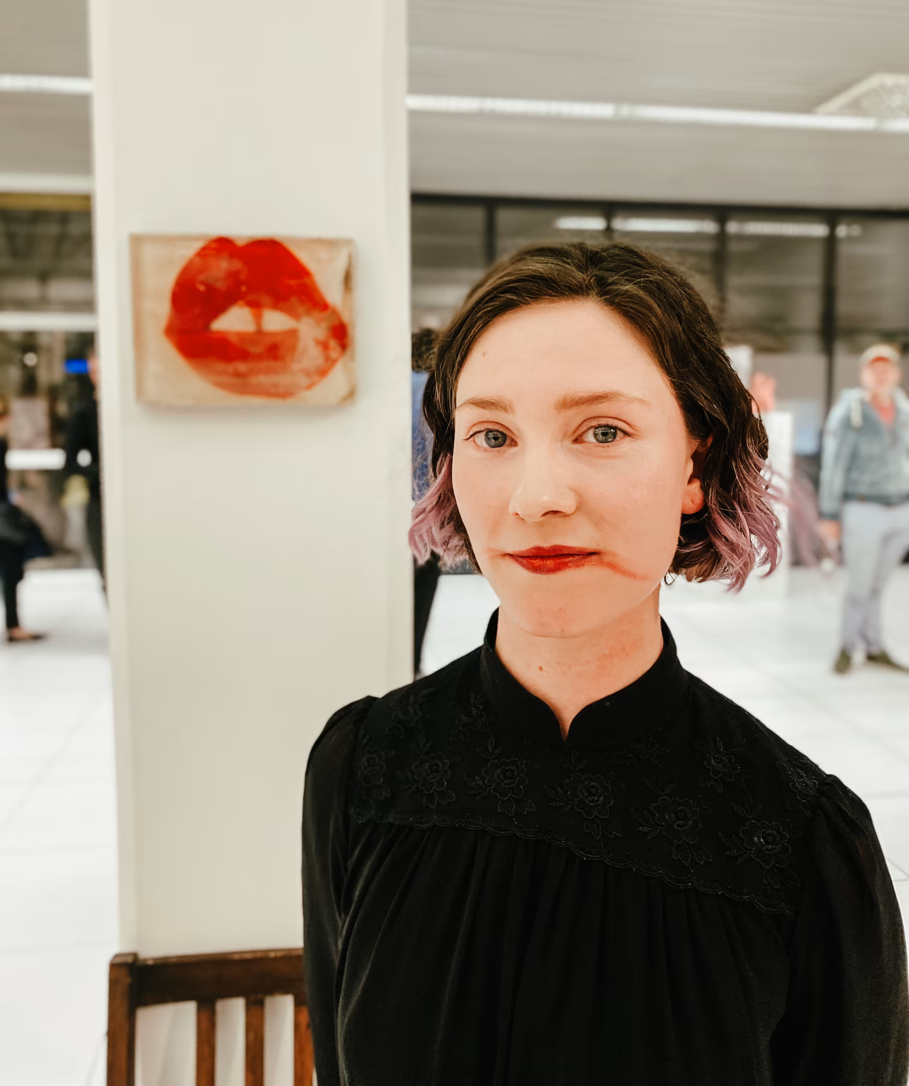 Artist and her art