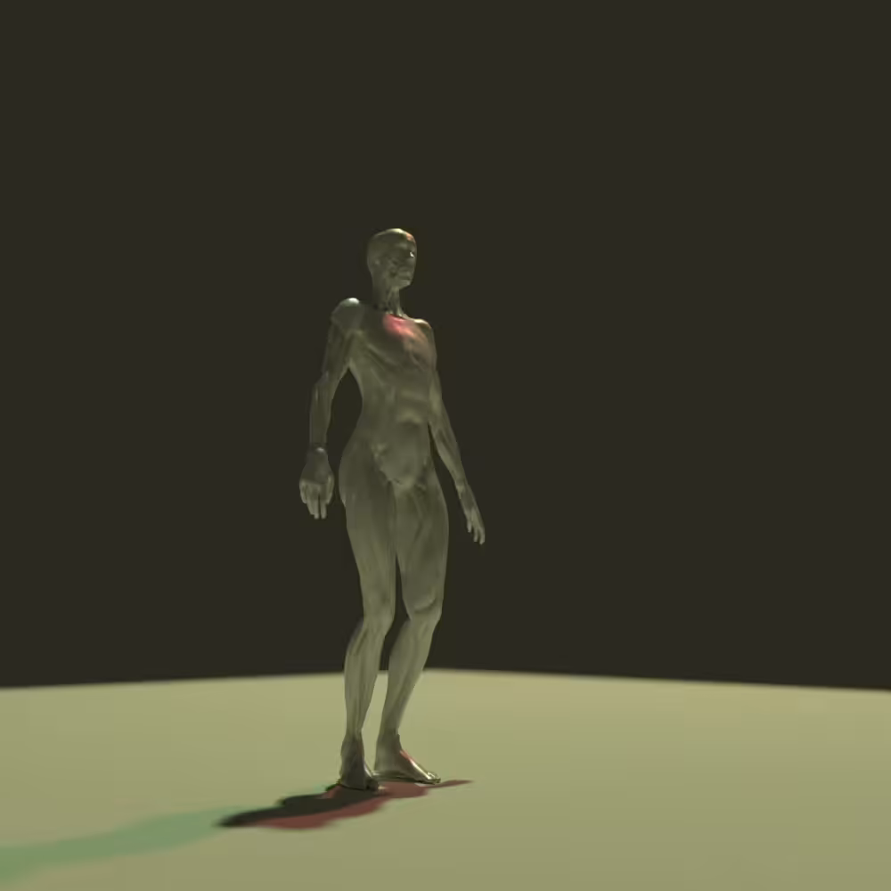 The Runner Render Version Female 01 (warm up)