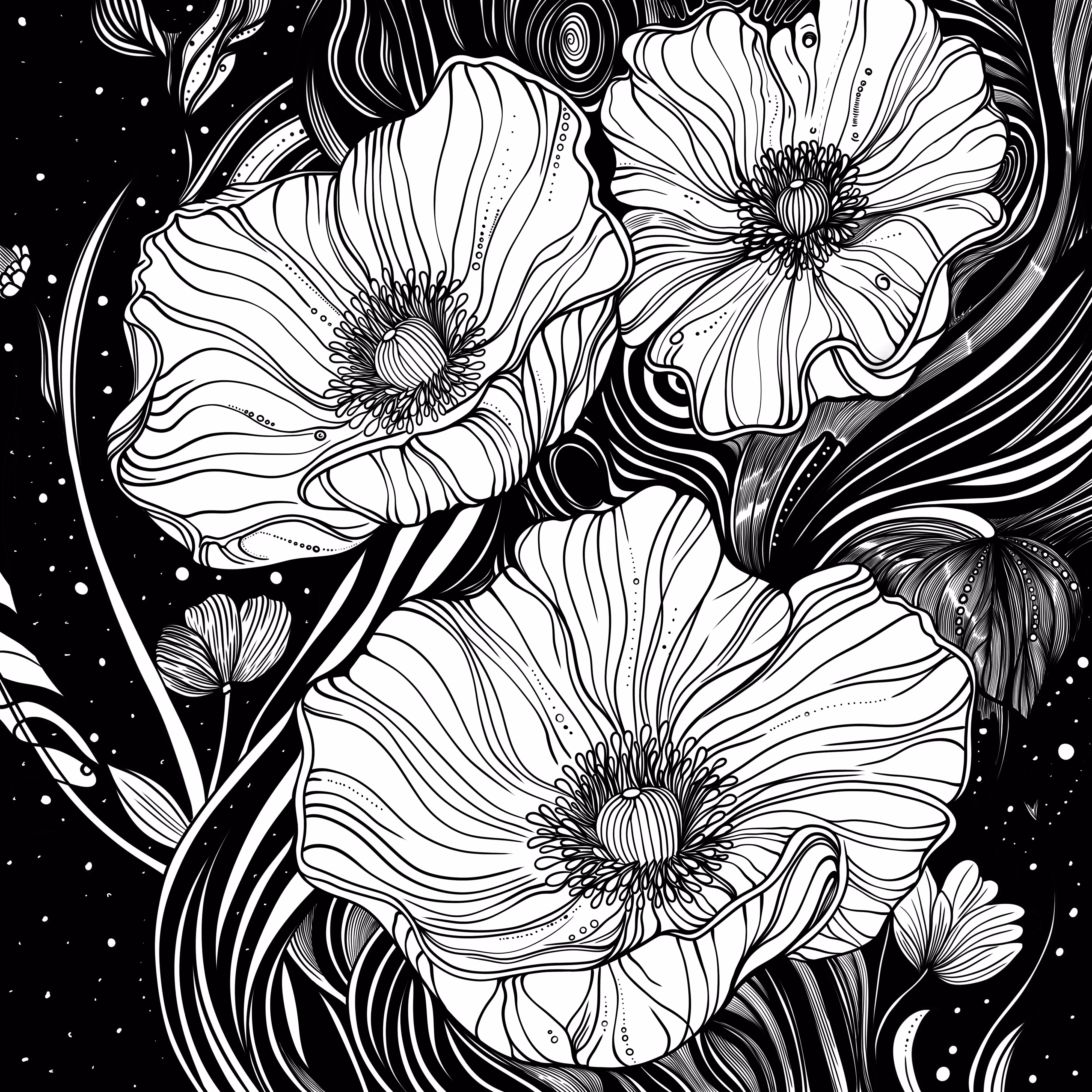 Cosmic Poppies