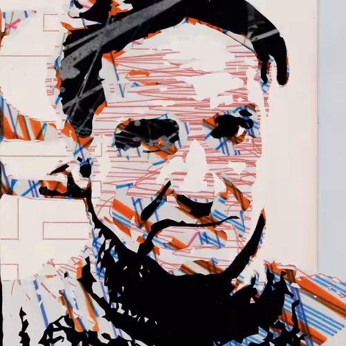 THE GENERATIVE PORTRAIT COLLECTION OF ROBERT MALLARY: Generative Portrait of Robert Mallary #2123