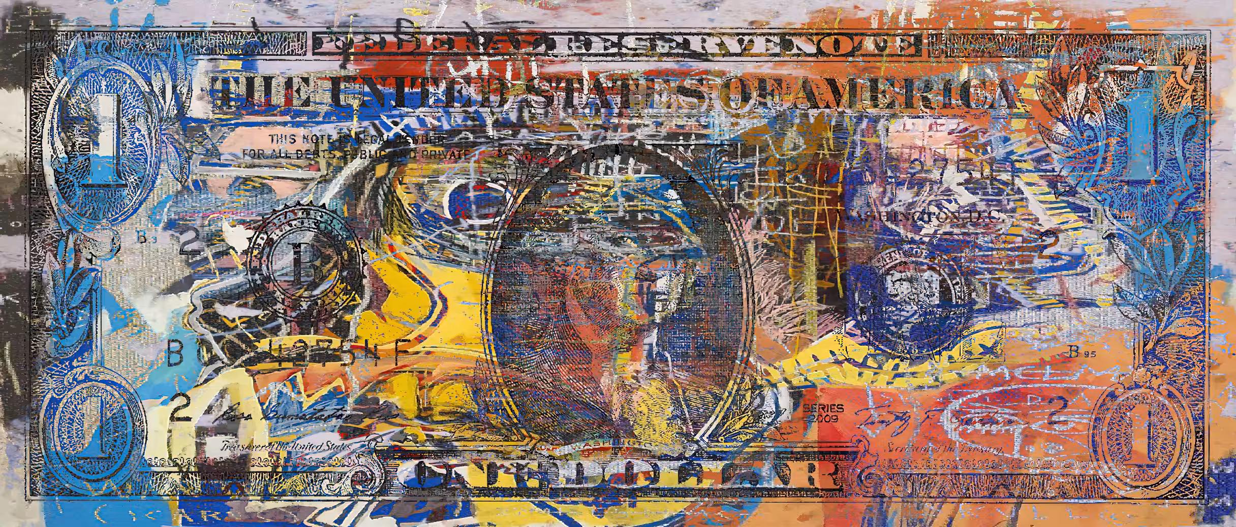 A Basquiat Dollar Bill #1/25