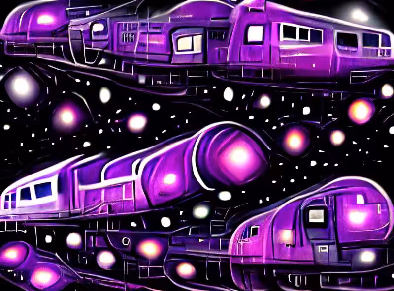 Abraham's First Works: Freaky Purple Space Train