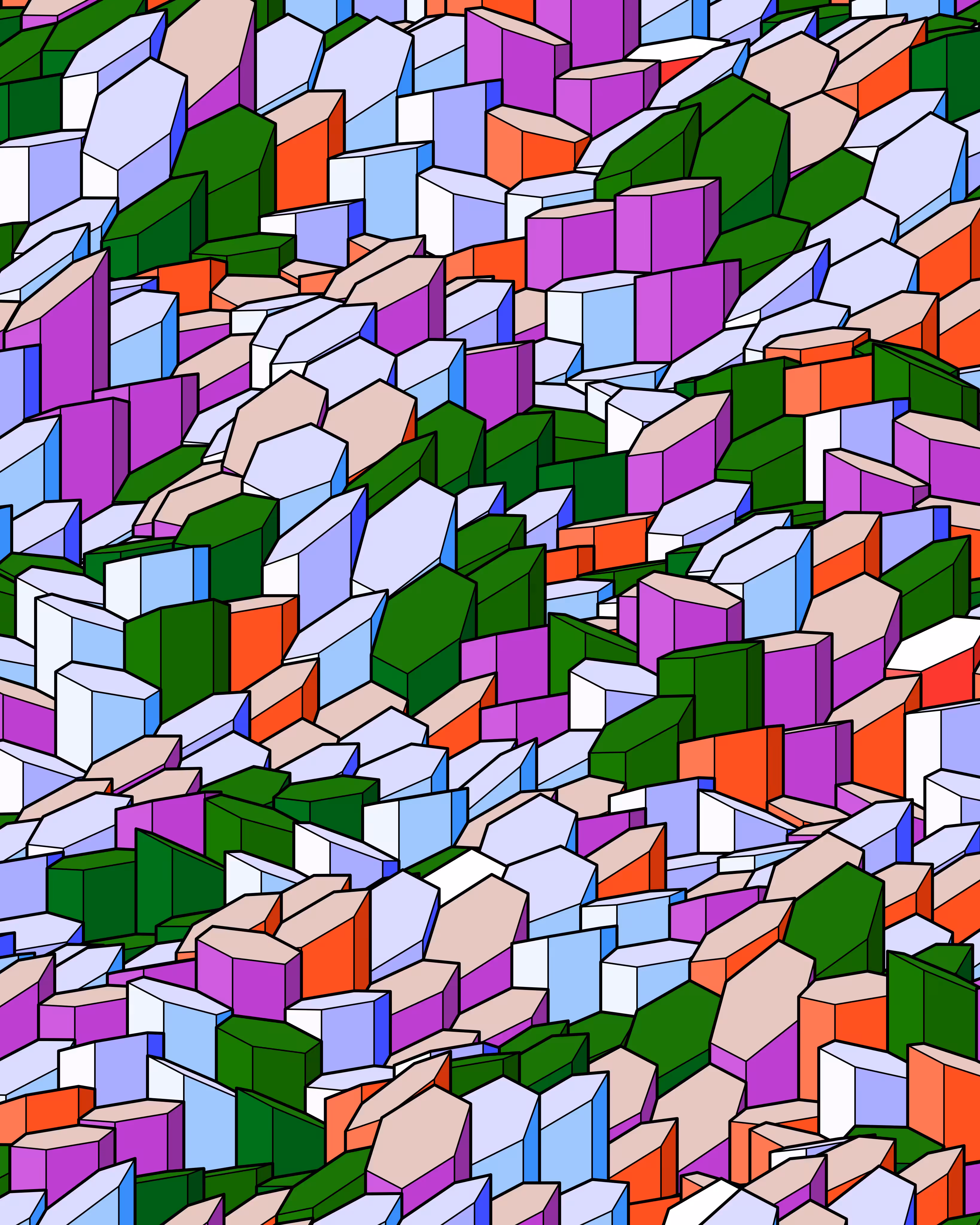 Hexagones Landscape #192