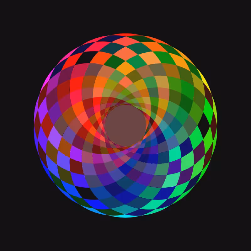 Harlequin's Wheel #16