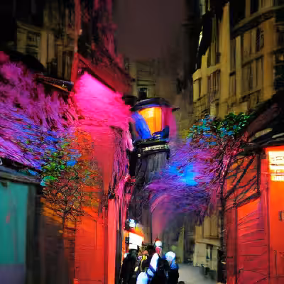 Following the Lights of the Left Bank
