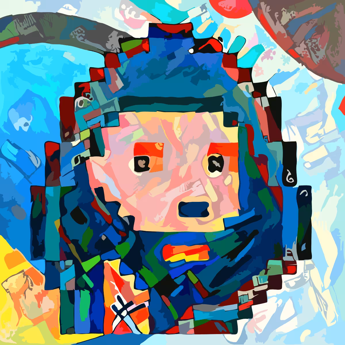 KandinskyPunks: Kandinsky Punk #062