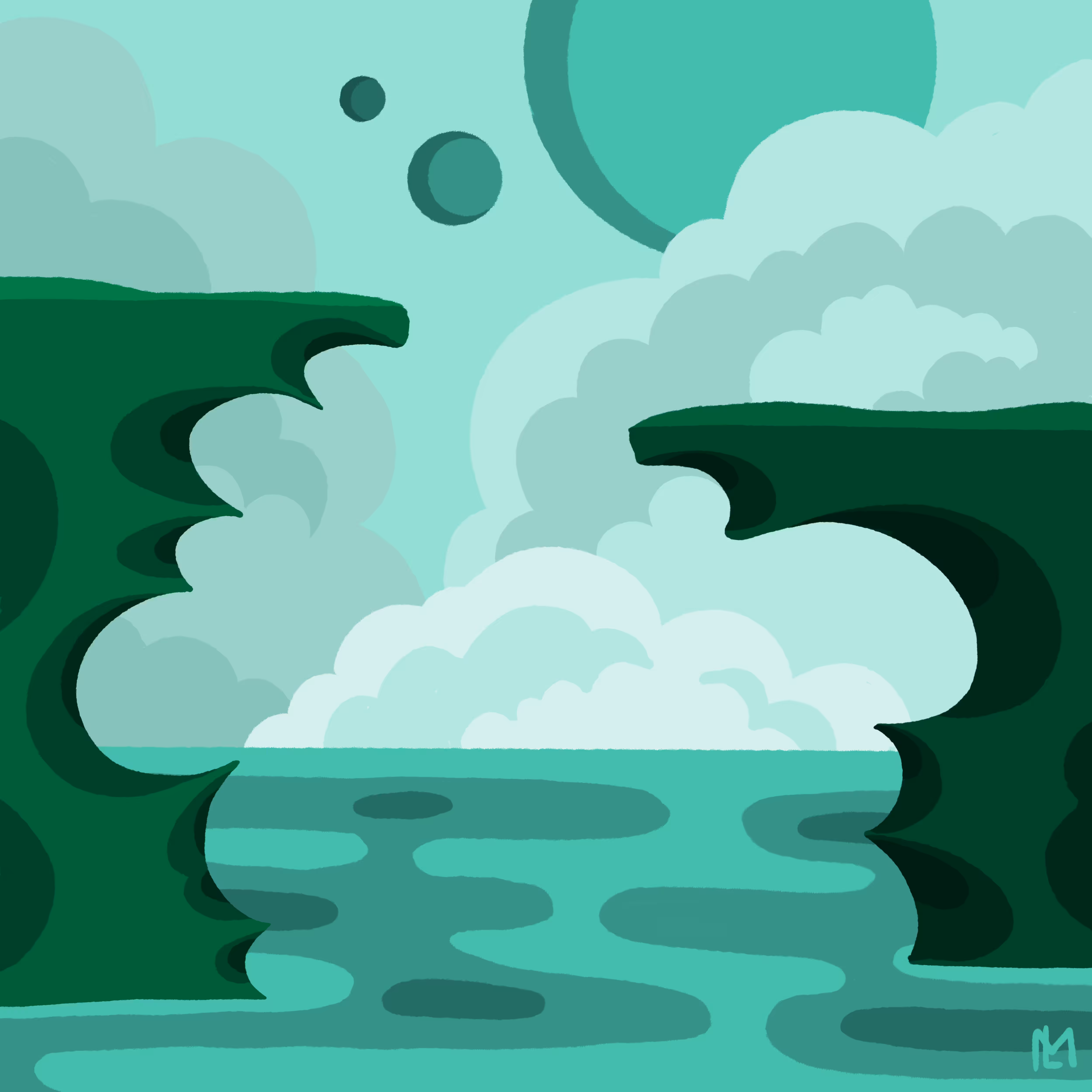The Blue-Green Planet