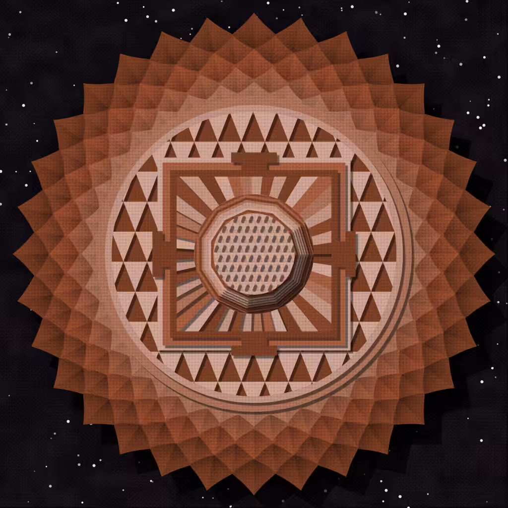 Paper Mandala #307