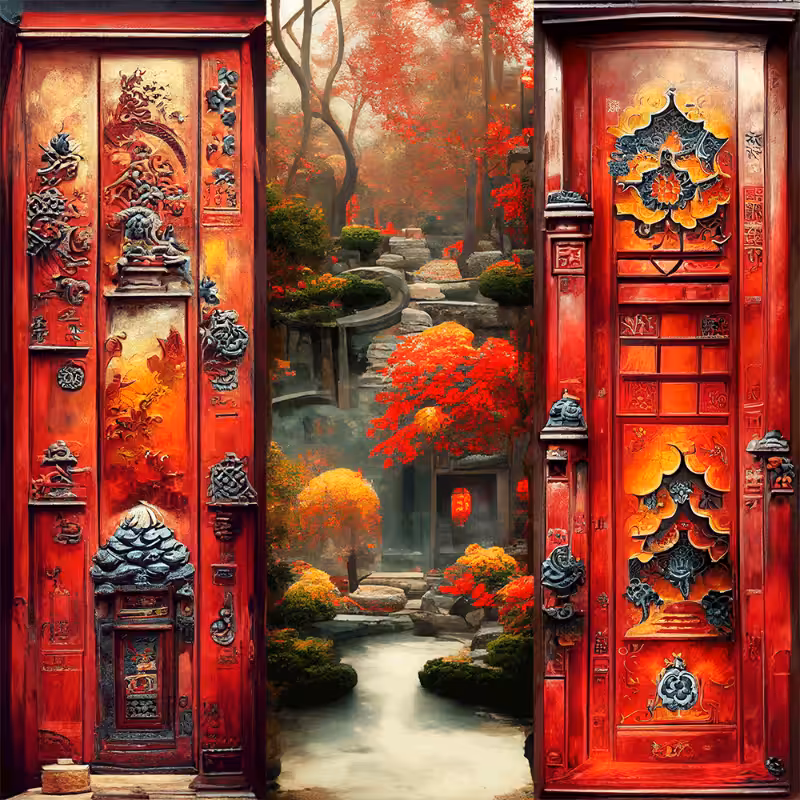 AI Chinese Garden #13