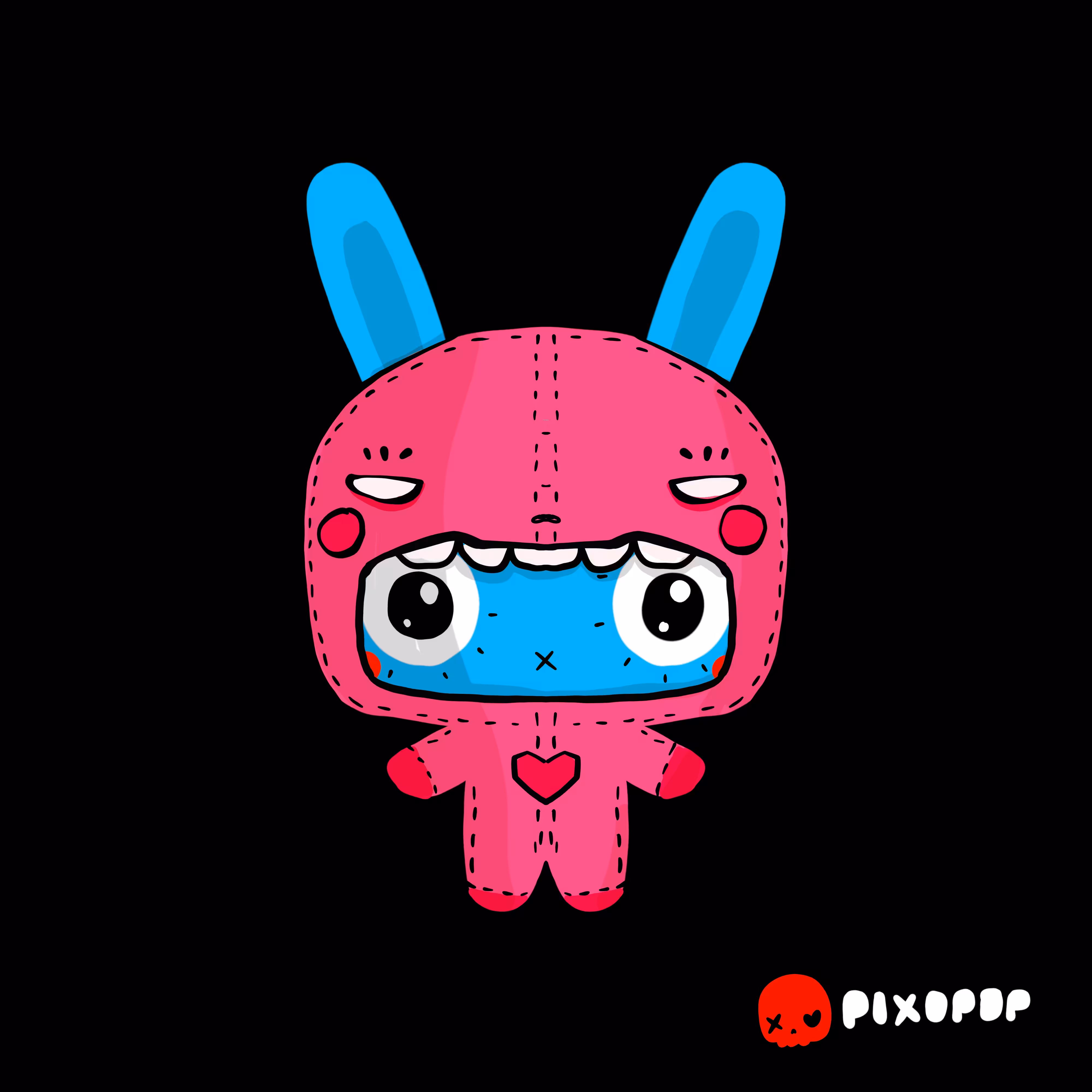 PIXOPOP CUTIES: Stitch Bunny #163