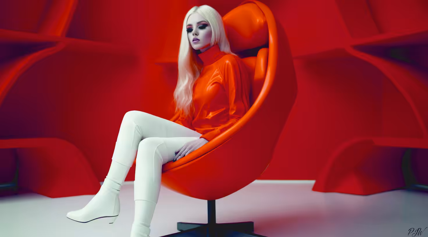 Waiting in Red