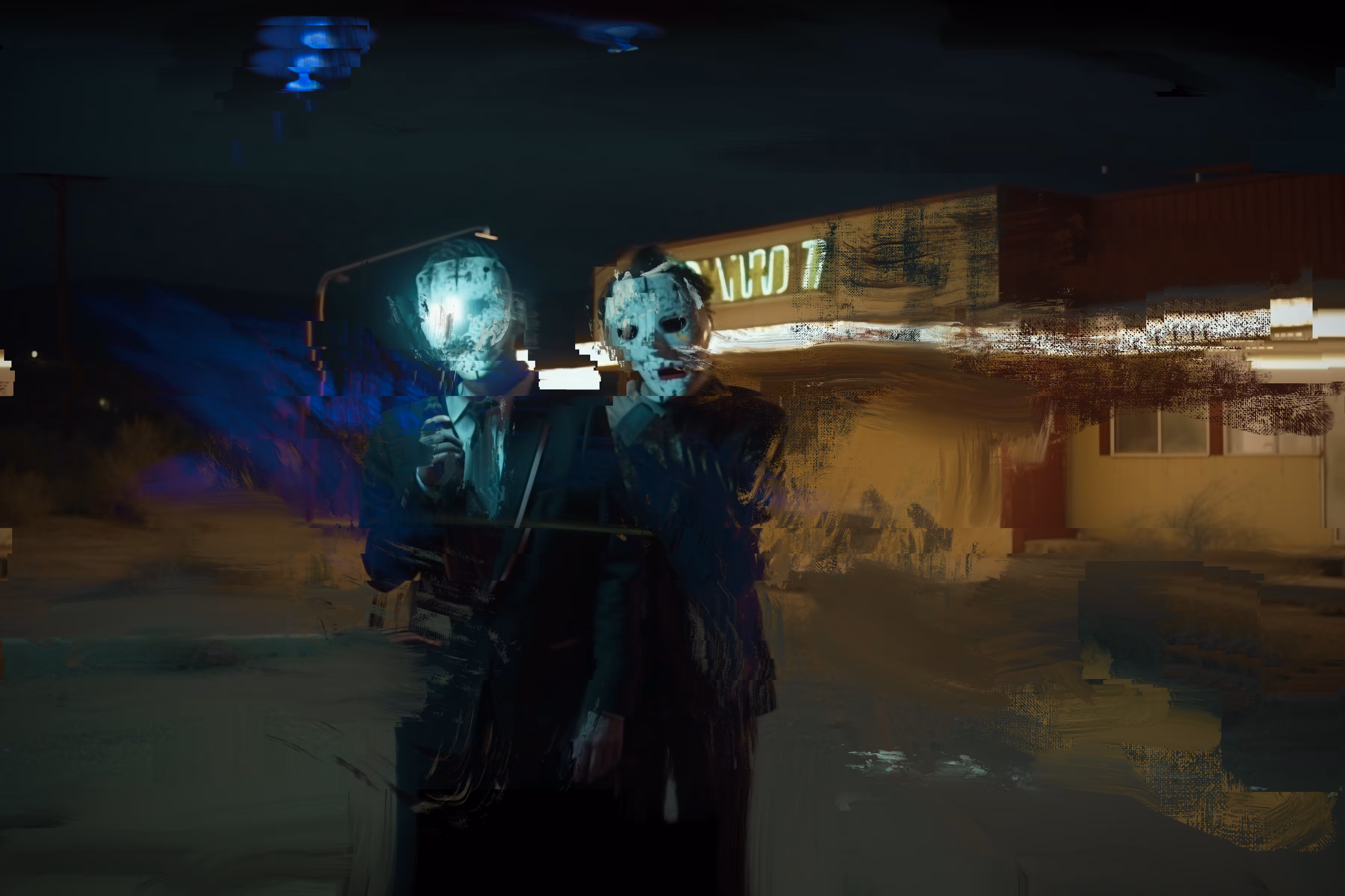 The Blue Drone Maskers