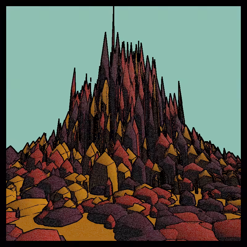 Crystal forest #18