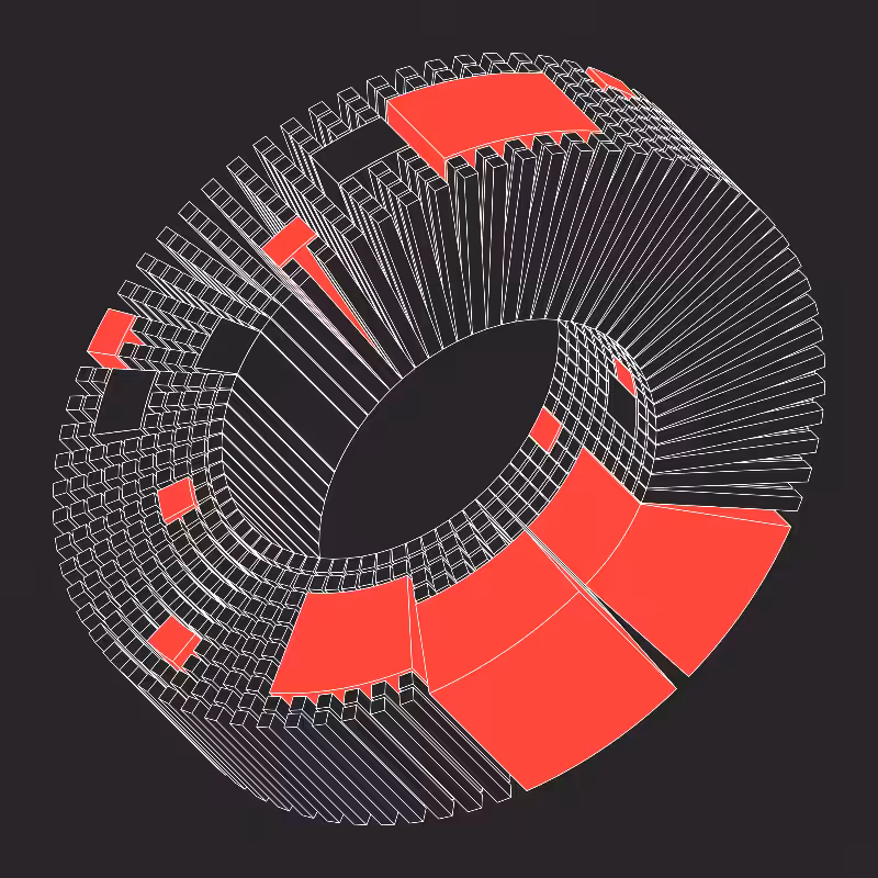 Ex Mobius (Neon Red) #2