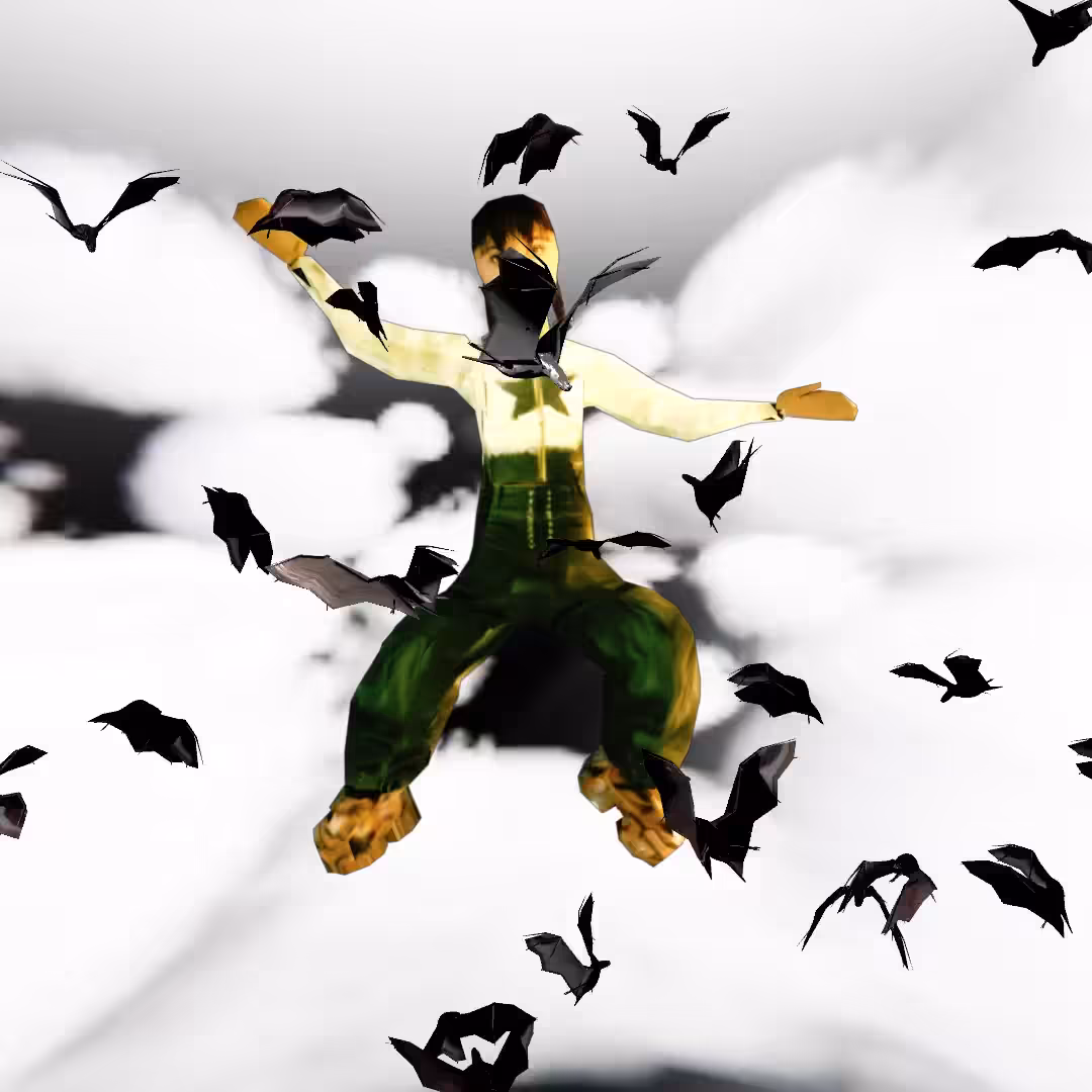Cloud #34: The Vintage Sky Star Character With the Bats.