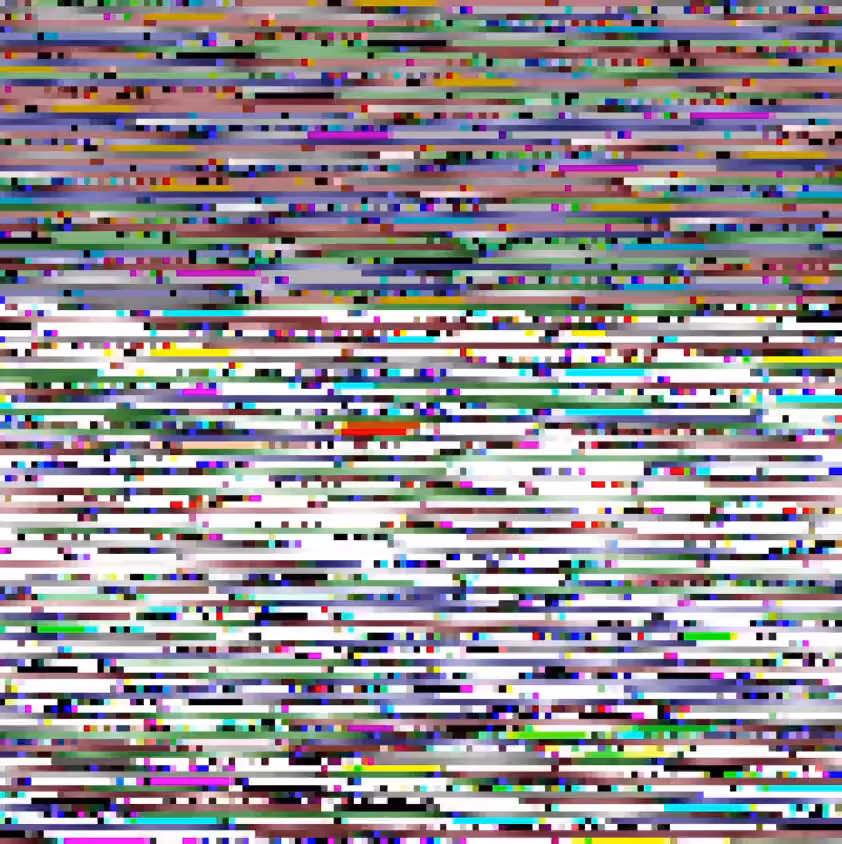 White glitch, #1