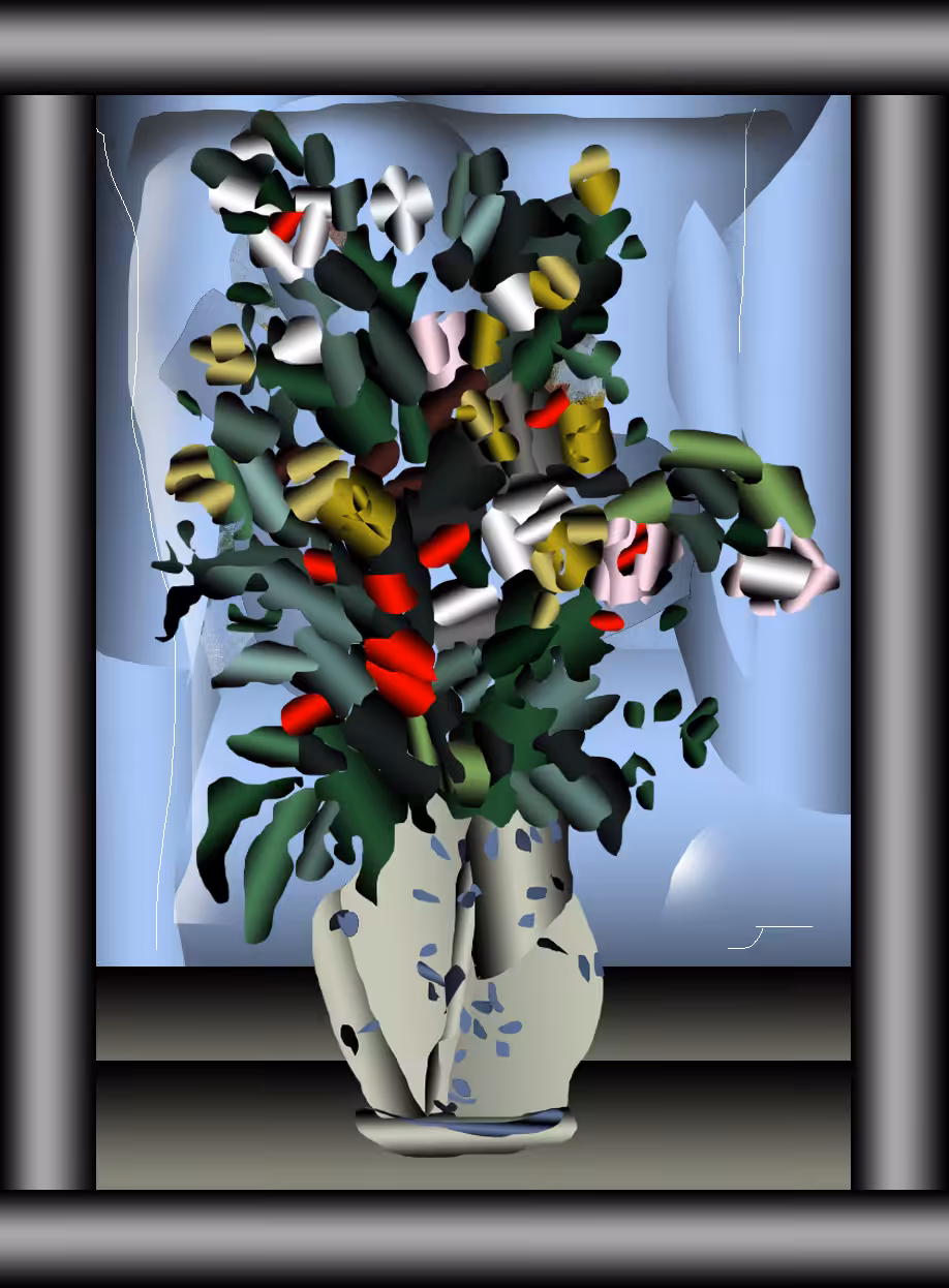 Fleurs dans un vase