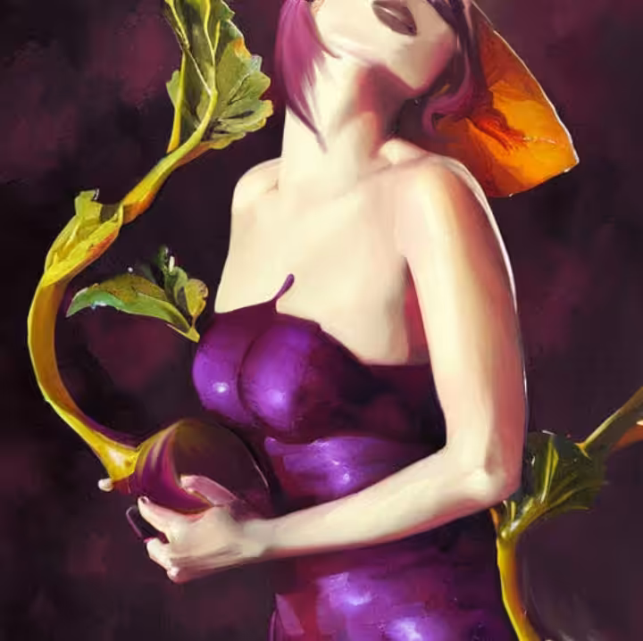 Aubergine Fairy