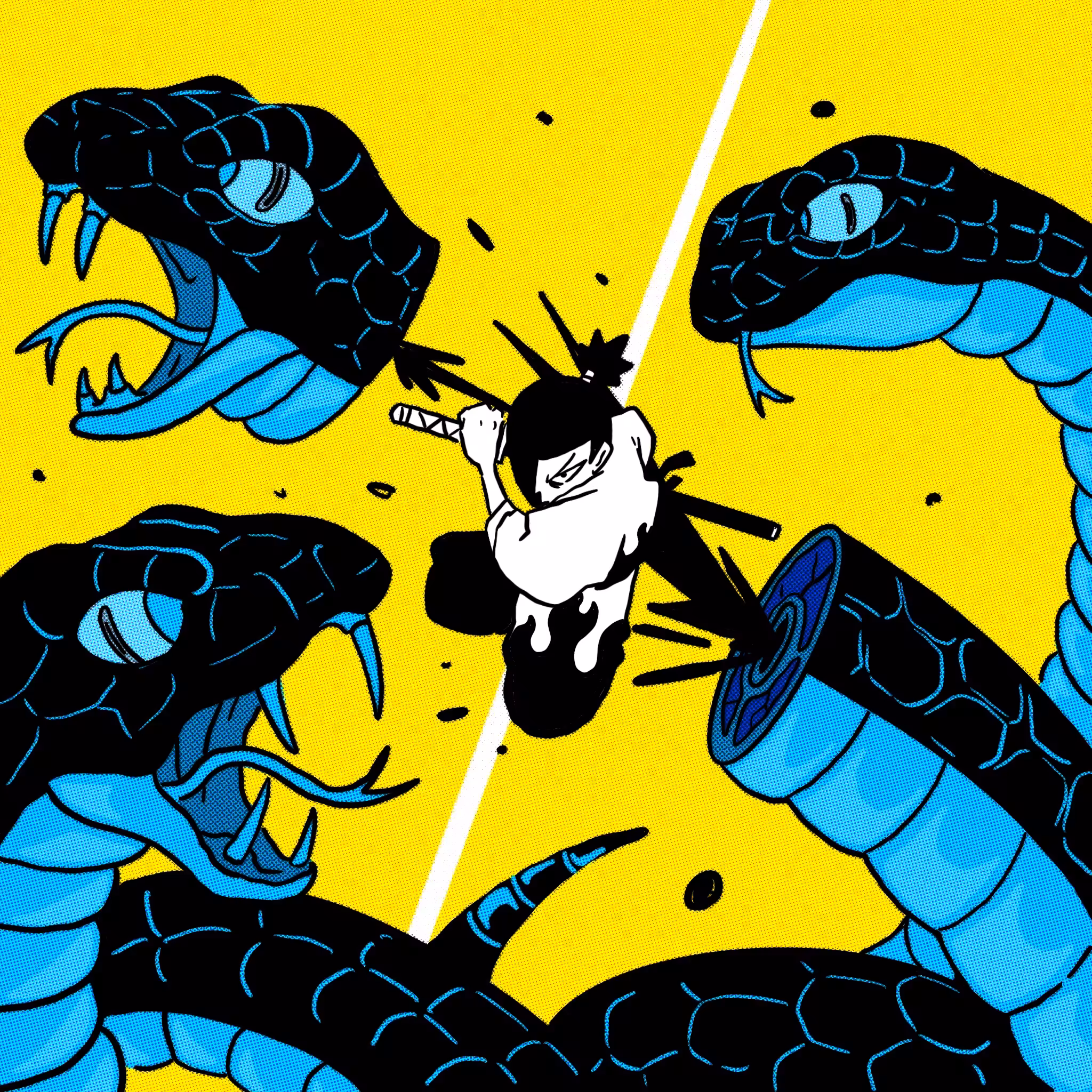 Blue Headed Orochi
