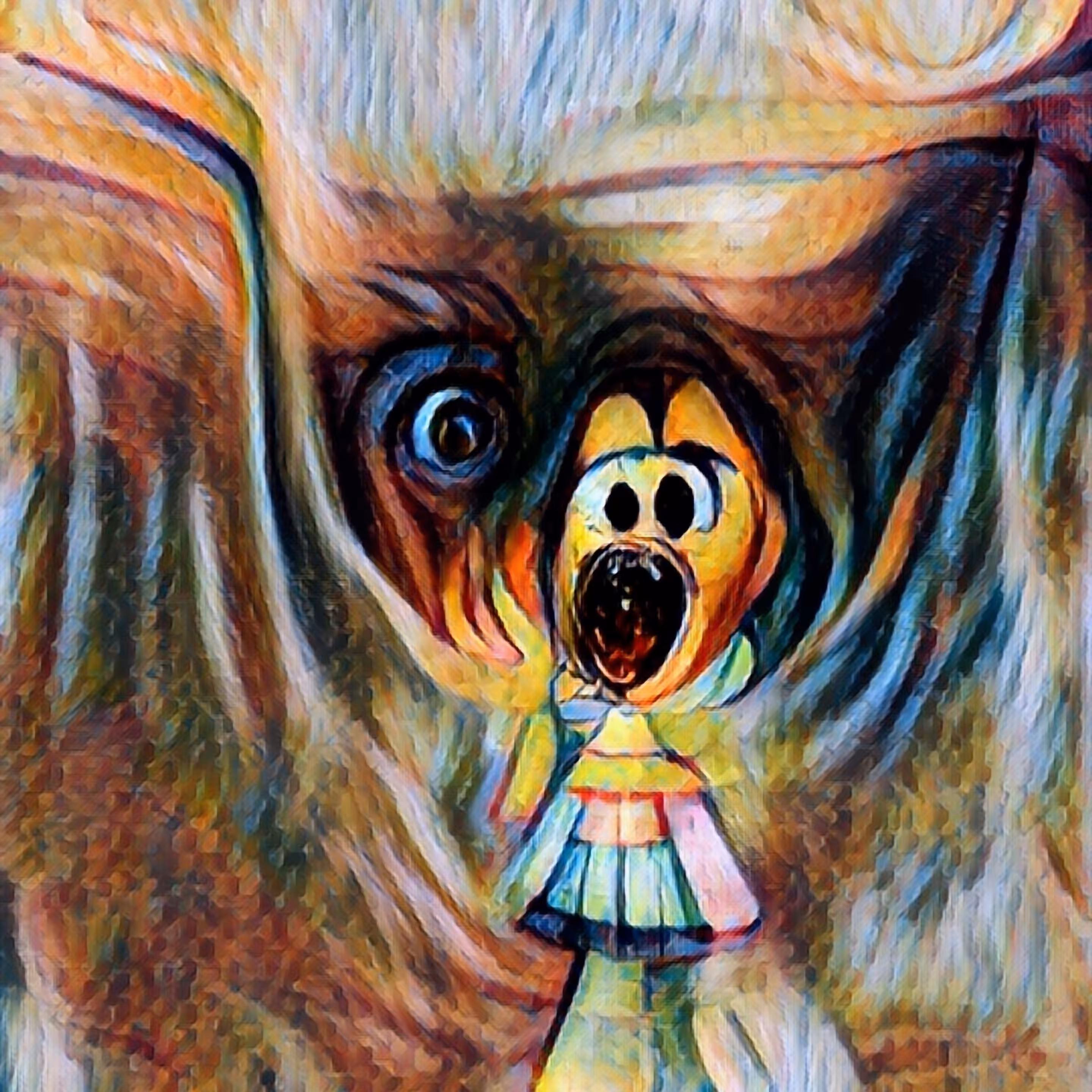 terrified