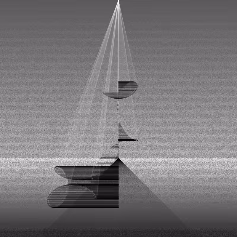 Meditating Lines #77