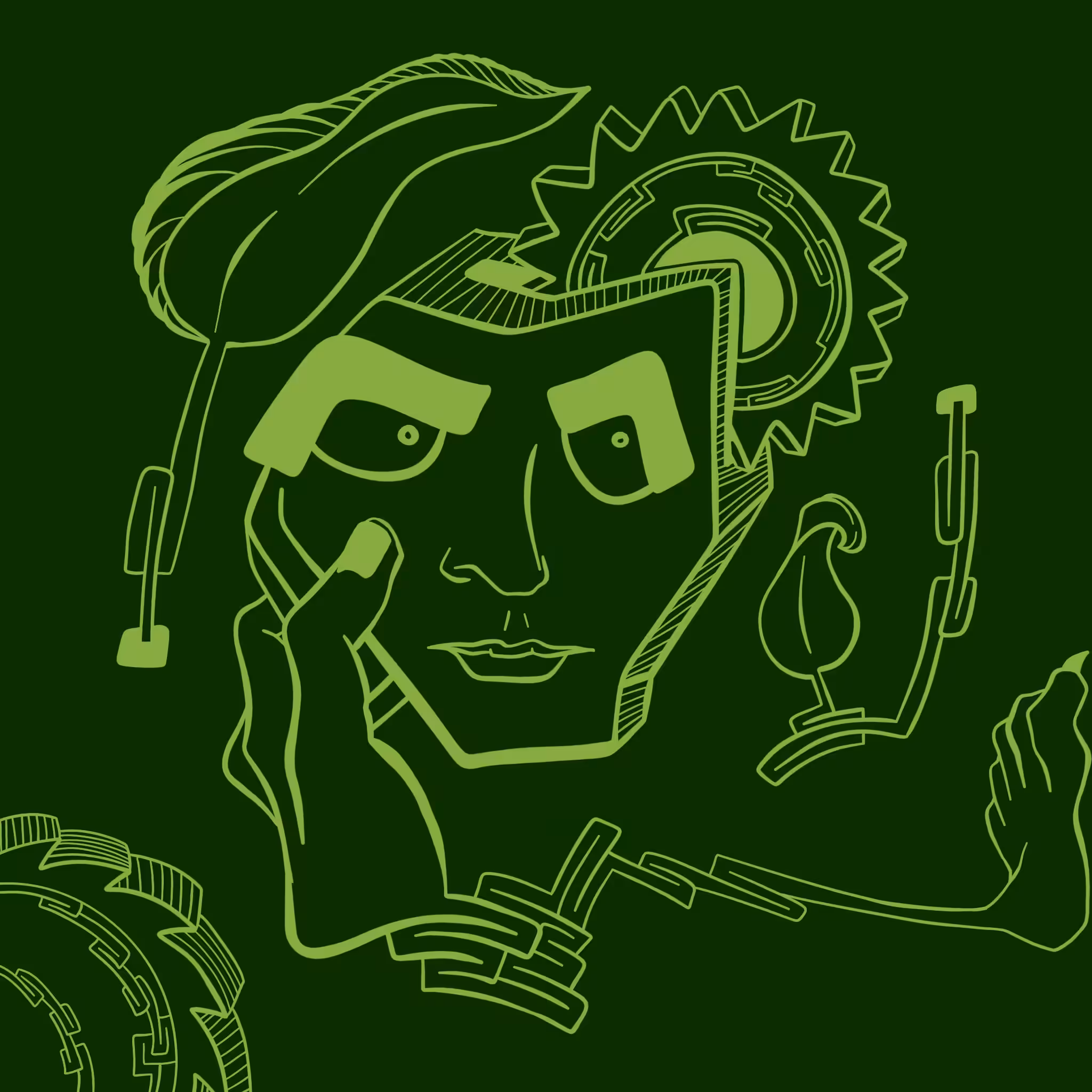 Simulacrum#10 - Green Machine