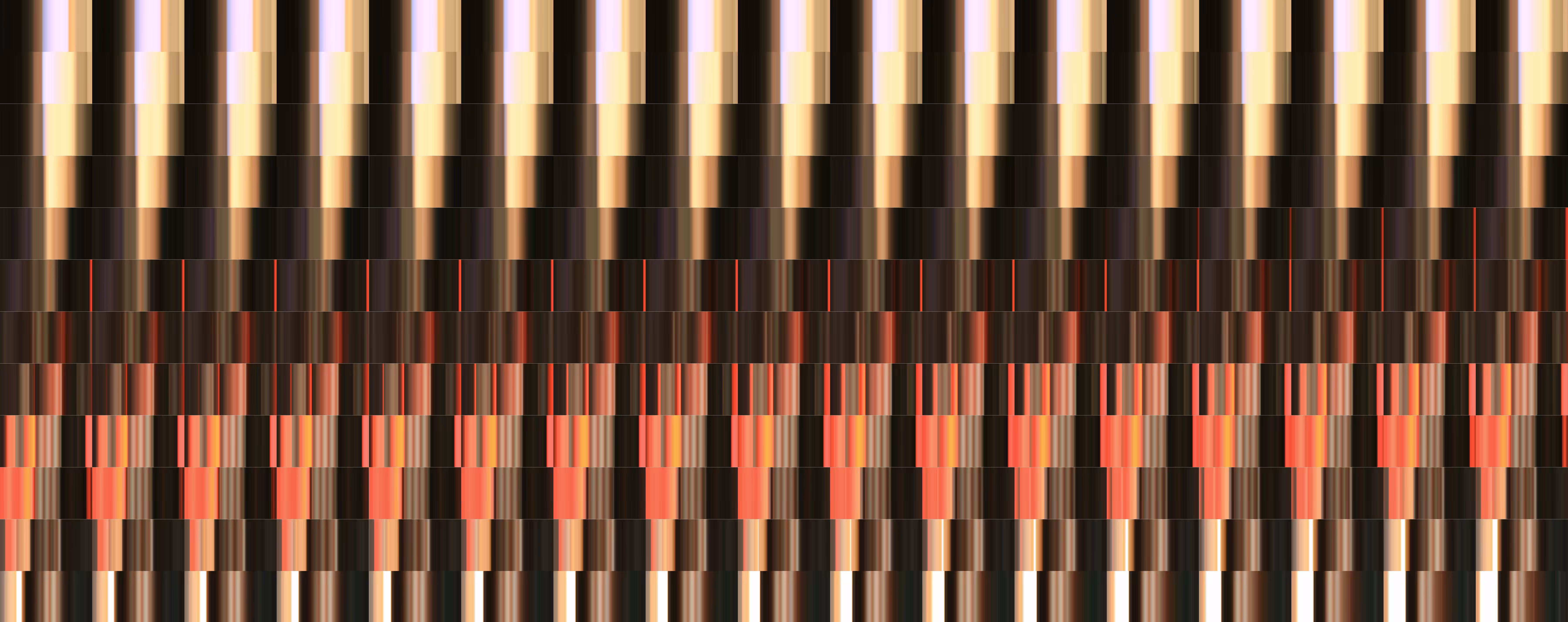 Abstract Horizons - Sunset on the Mountains