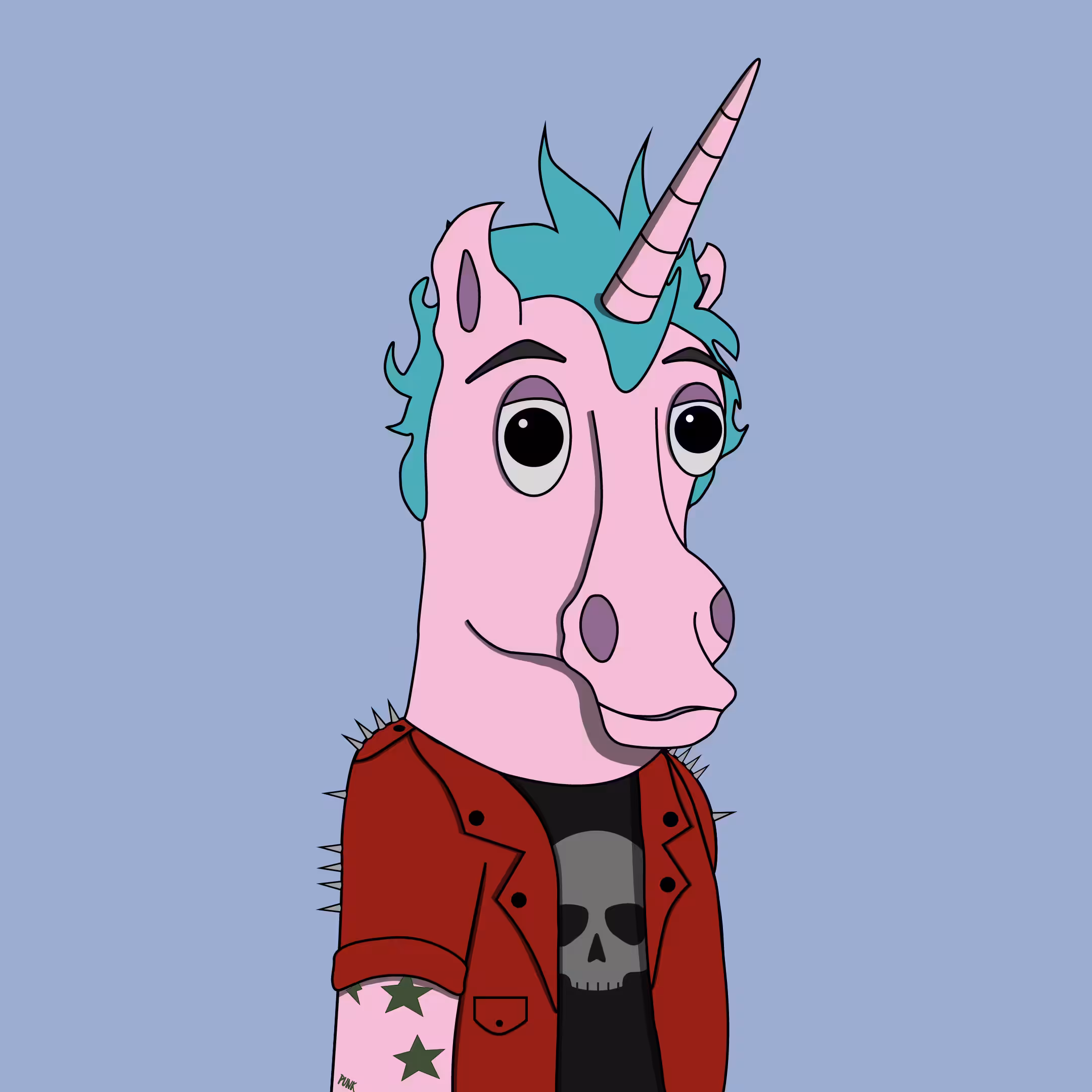 Awesome Unicorn - Punk Unicorn #043