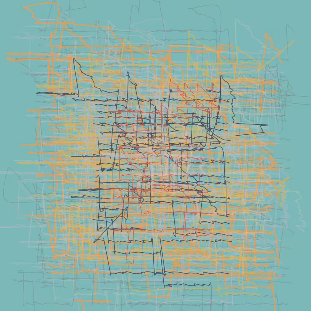 Asemic Palimpsest #012