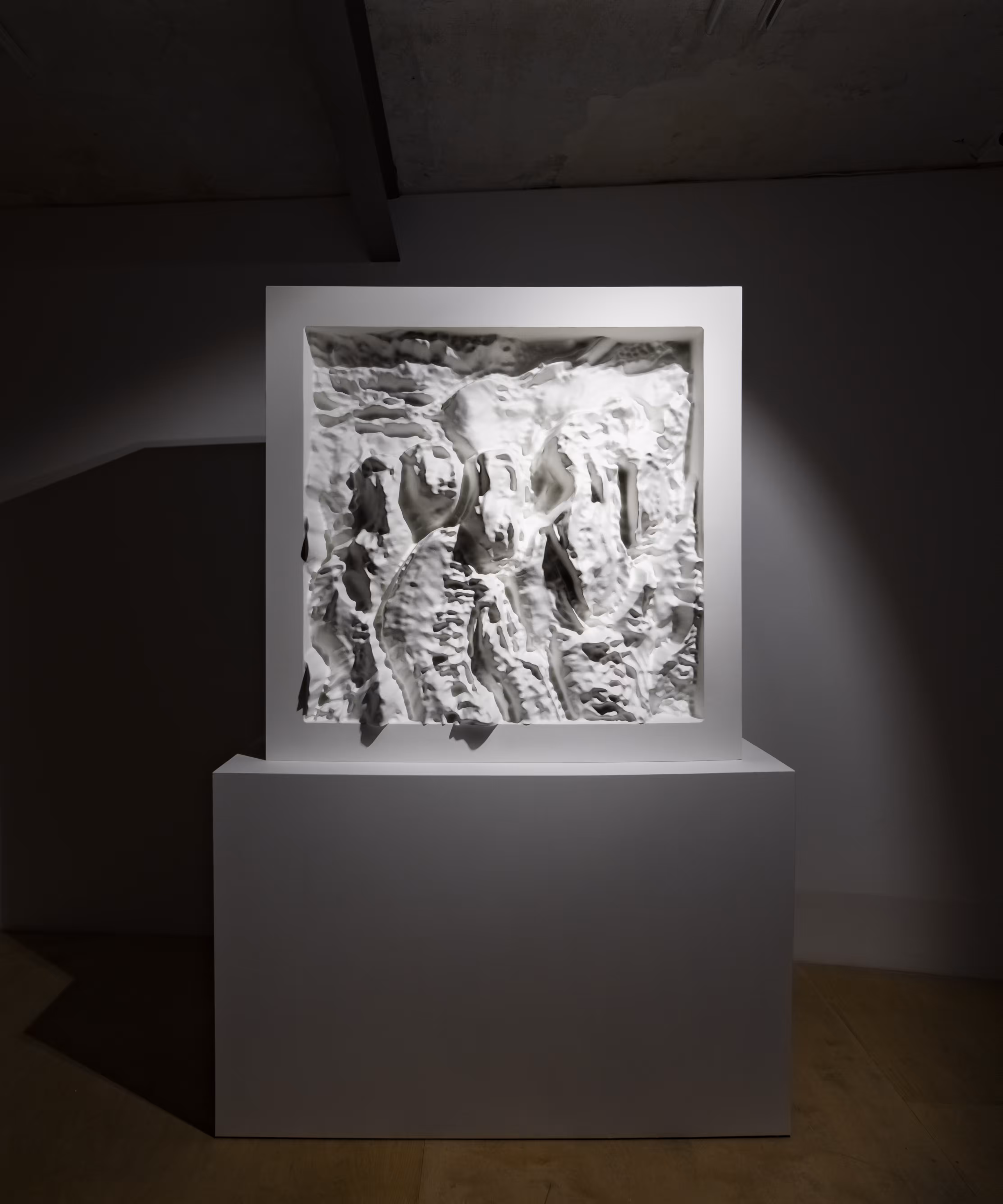 Machine Hallucination: Synthetic Mars Terrain – E (NFT AI Data Sculpture)