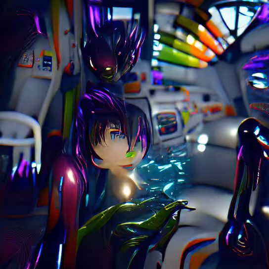 #119/4999 Metadimensional Image - Inside my Spaceship