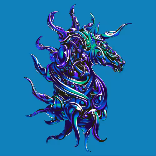 The Colorful Crypto Horse: Crypto Horse #69