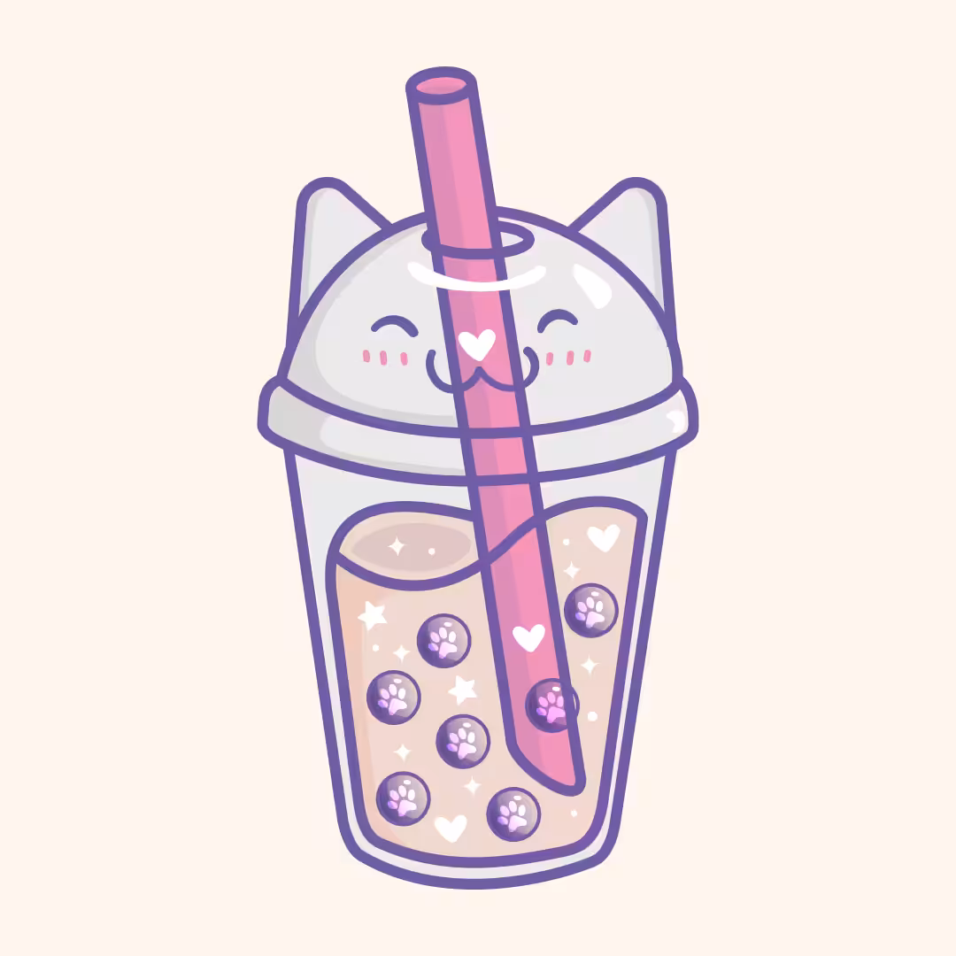 Cute Bubble Tea #08