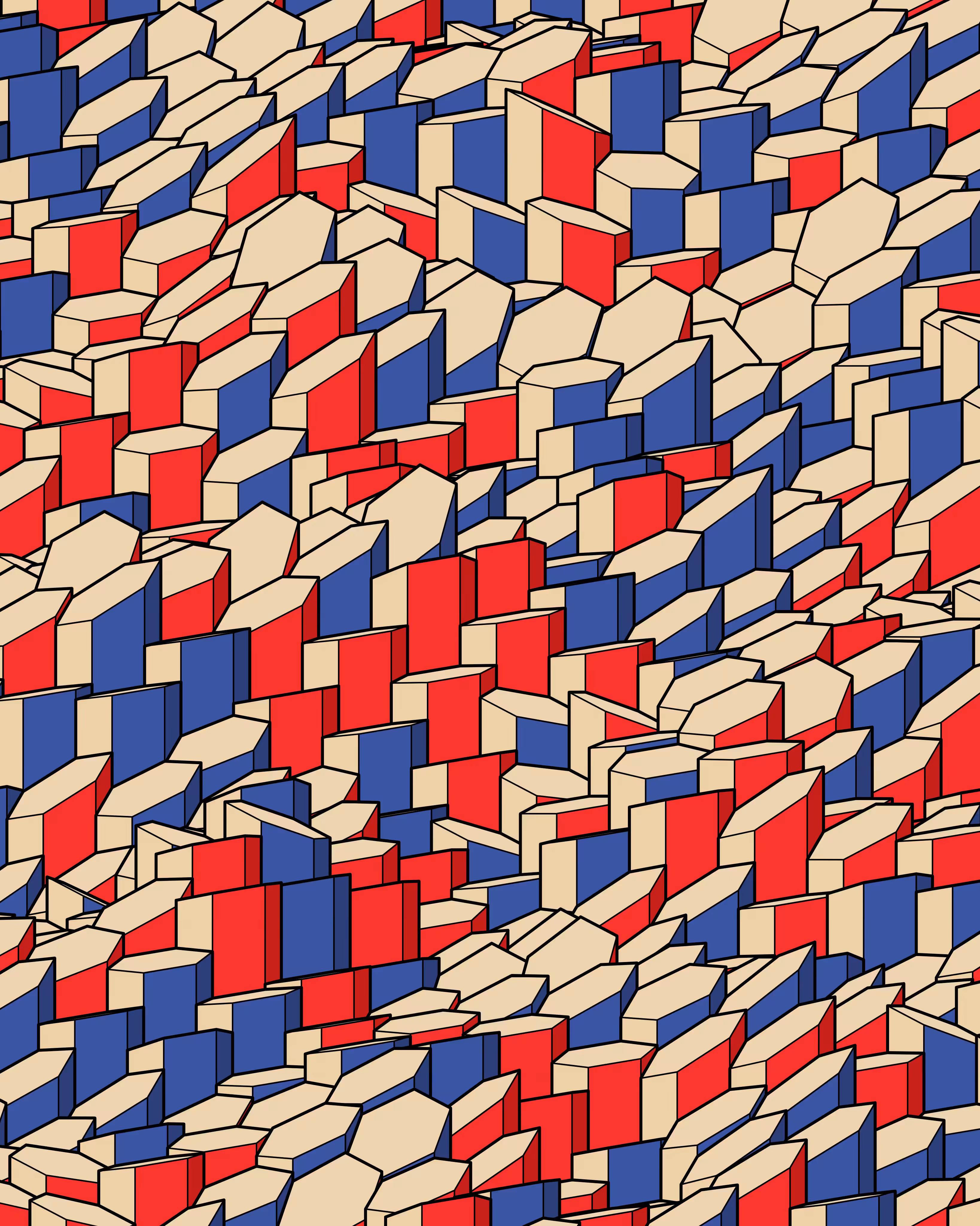 Hexagones Landscape #145