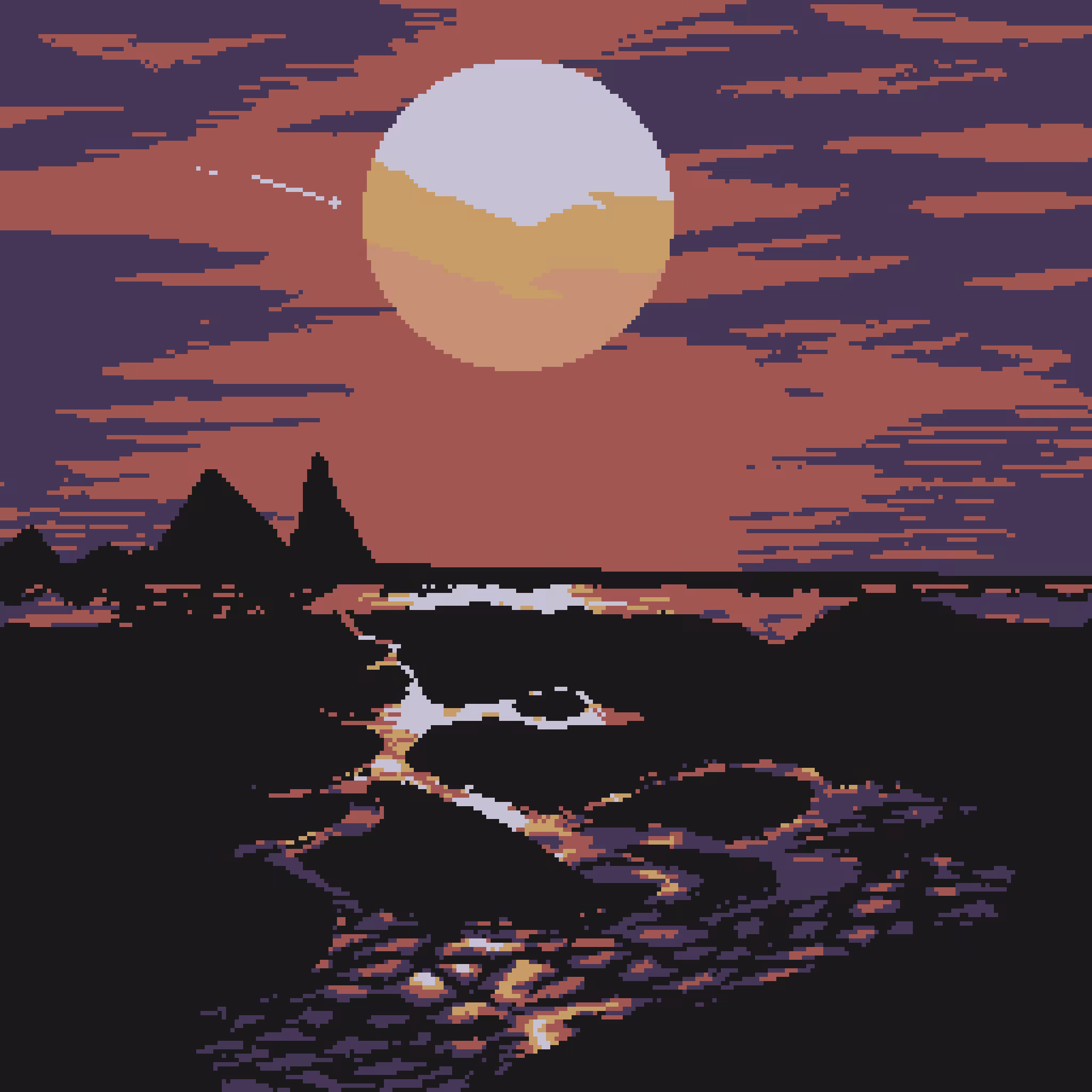 Pixel Sunset #87