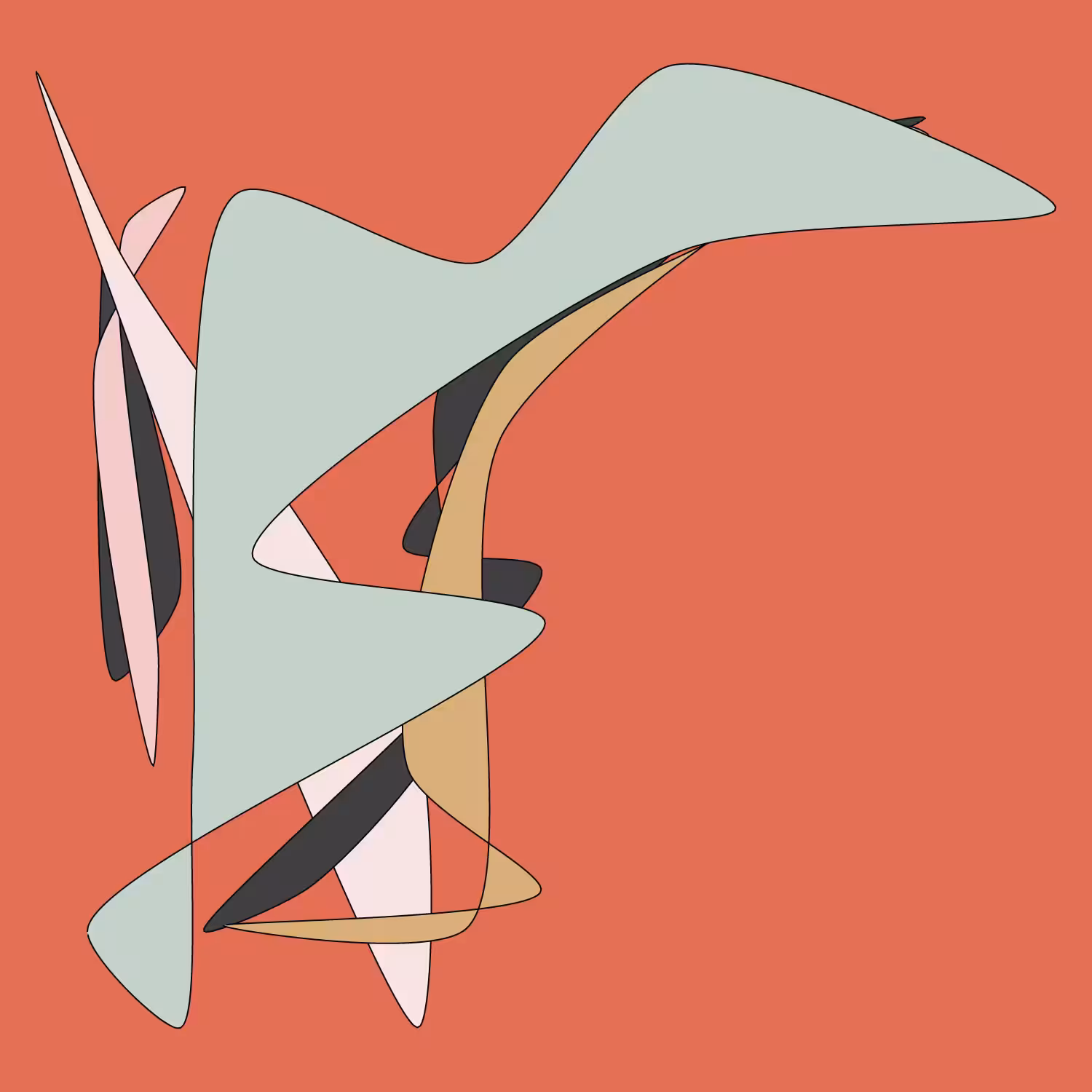 Geometric colorful shapes 2 (Free edition) #114